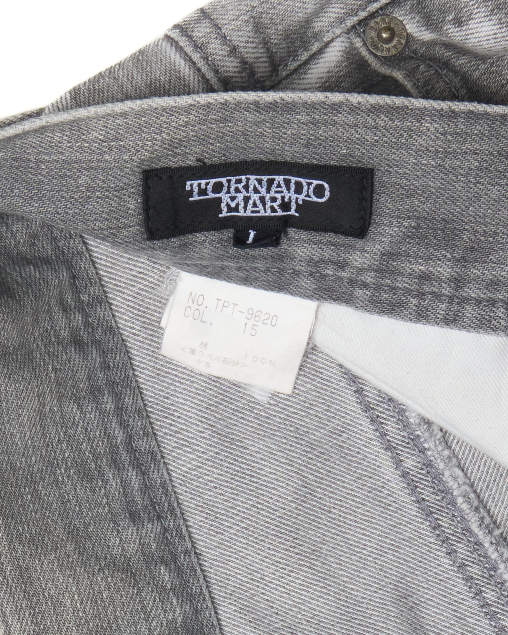 Late 00s Tornado Mart Whisker-Fade Flared Jeans