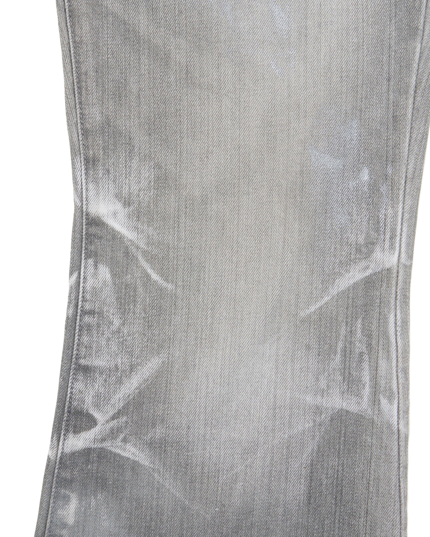 Late 00s Tornado Mart Whisker-Fade Flared Jeans