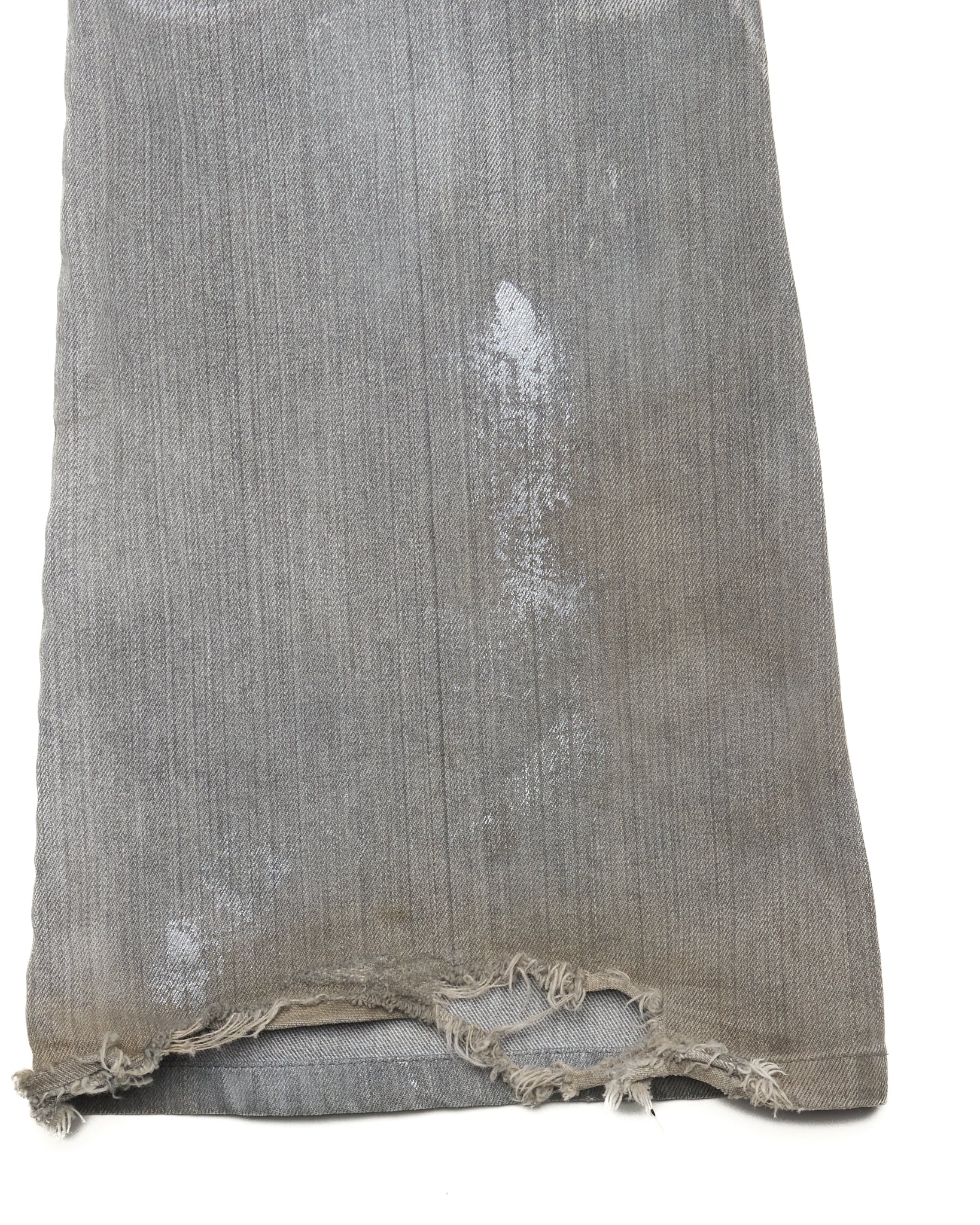 Late 00s Tornado Mart Whisker-Fade Flared Jeans