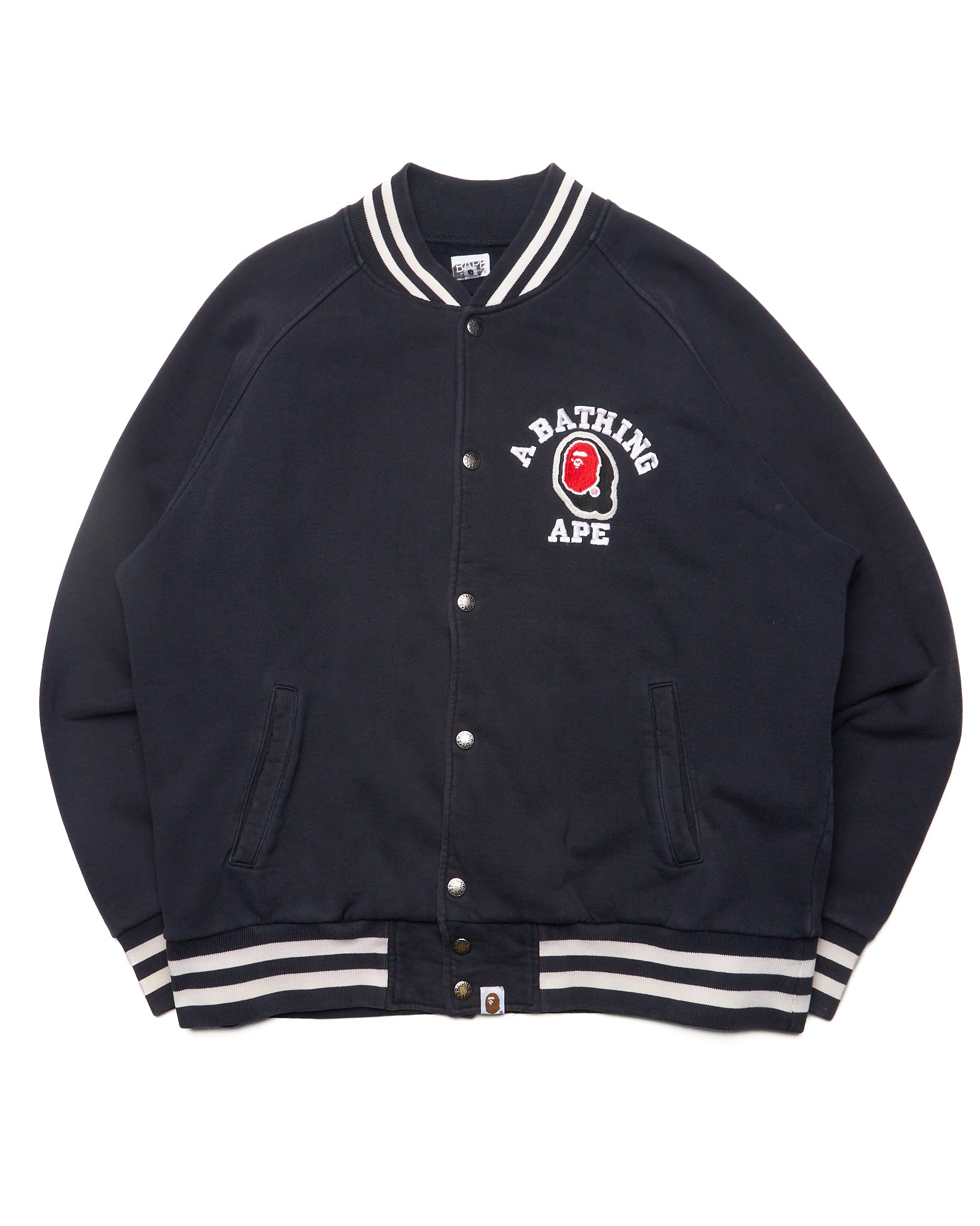 06’ BAPE ‘NFS’ Logo Varsity Sweat Jacket