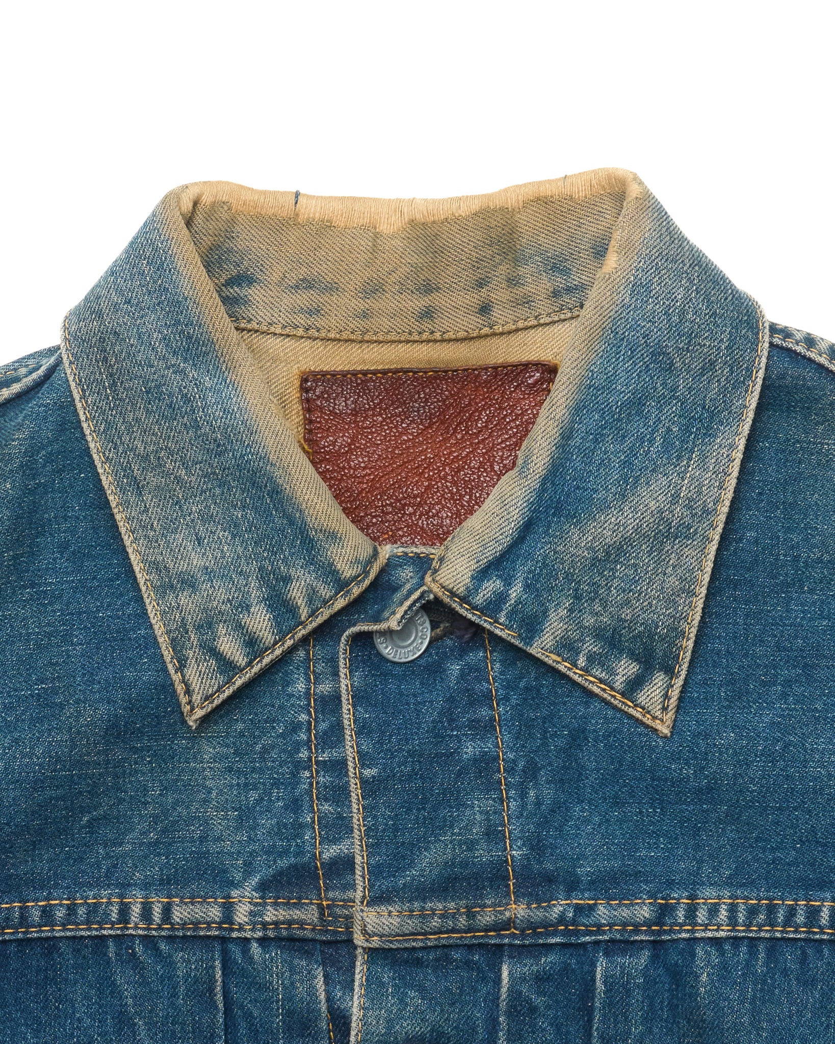 90s EVISU Hand-Paint Diakoku Type II Selvedge Jacket