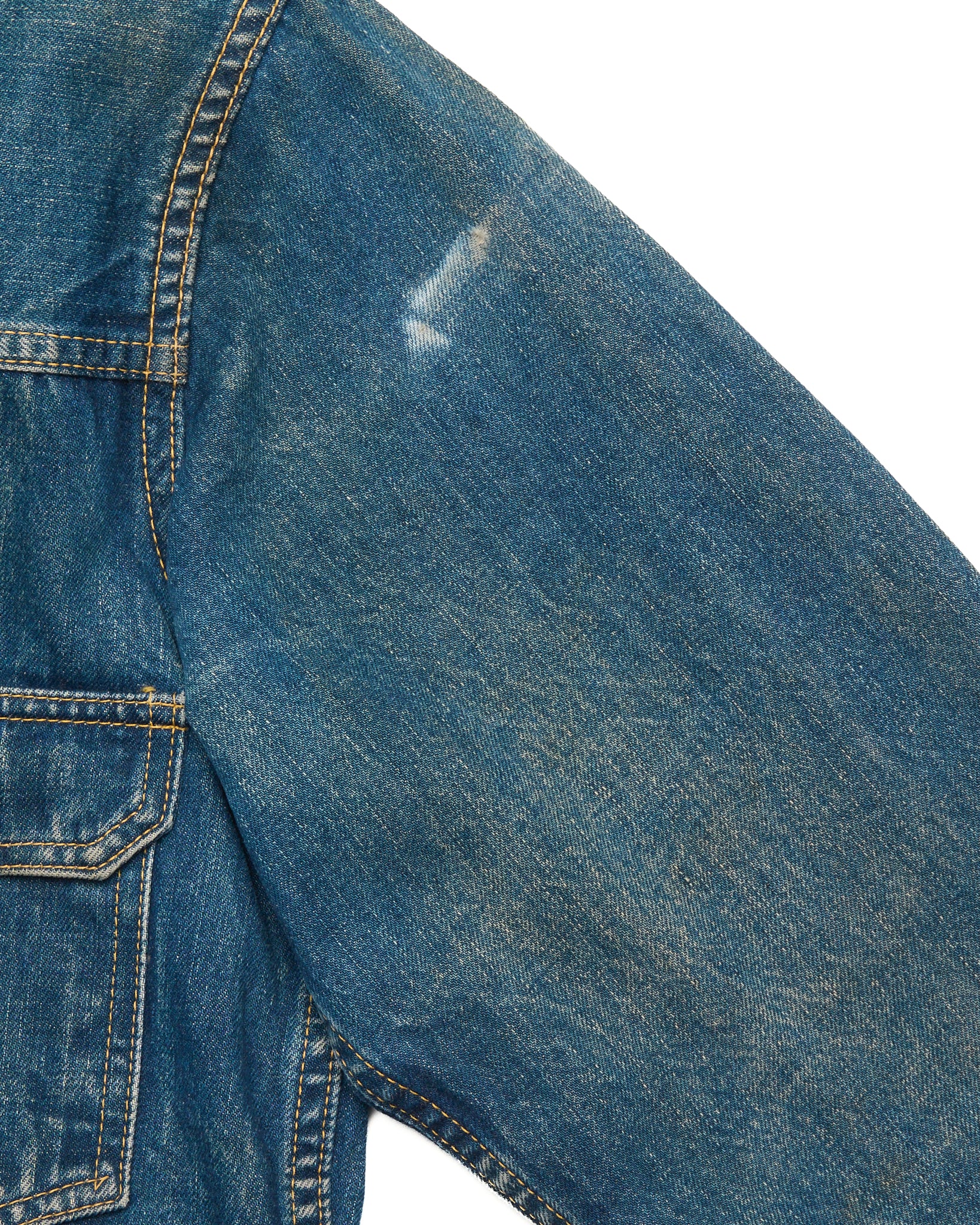 90s EVISU Hand-Paint Diakoku Type II Selvedge Jacket
