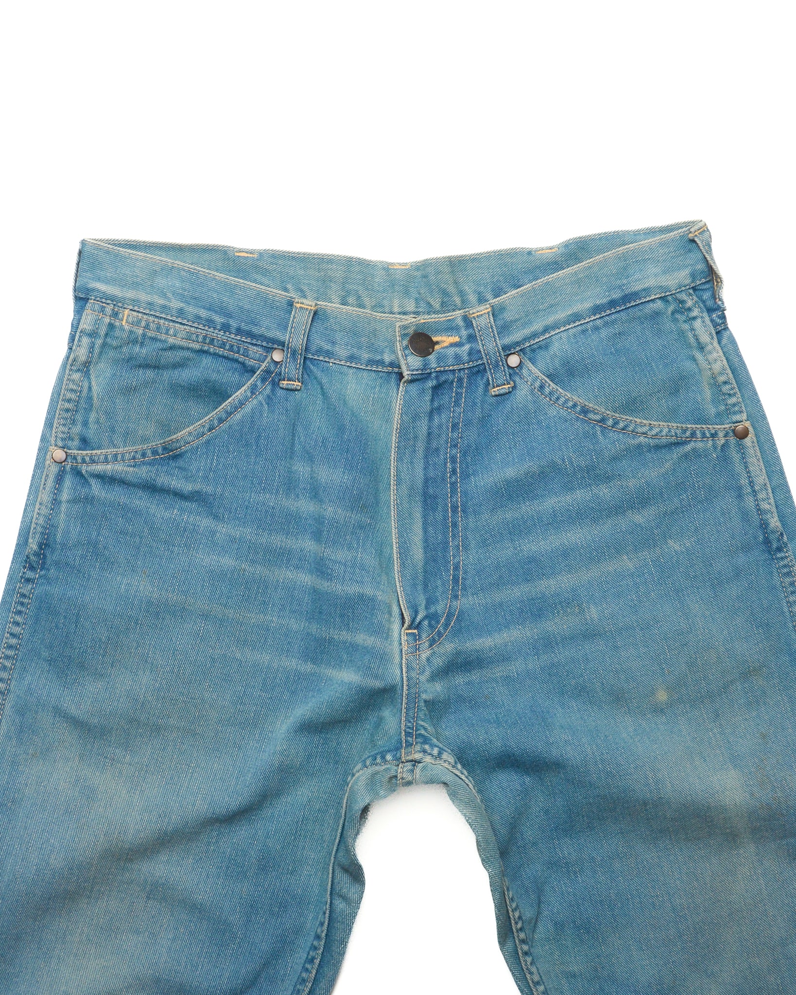 90s BAPE Faded Logo Patch Jeans