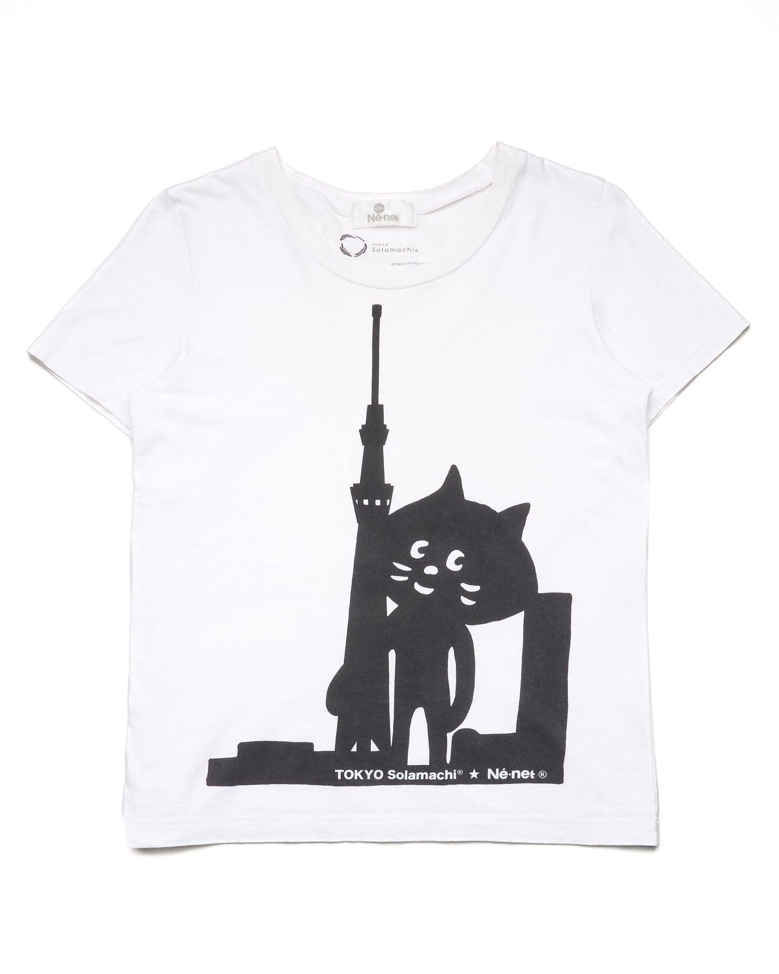 Ne-net White Tokyo Solamachi Tee