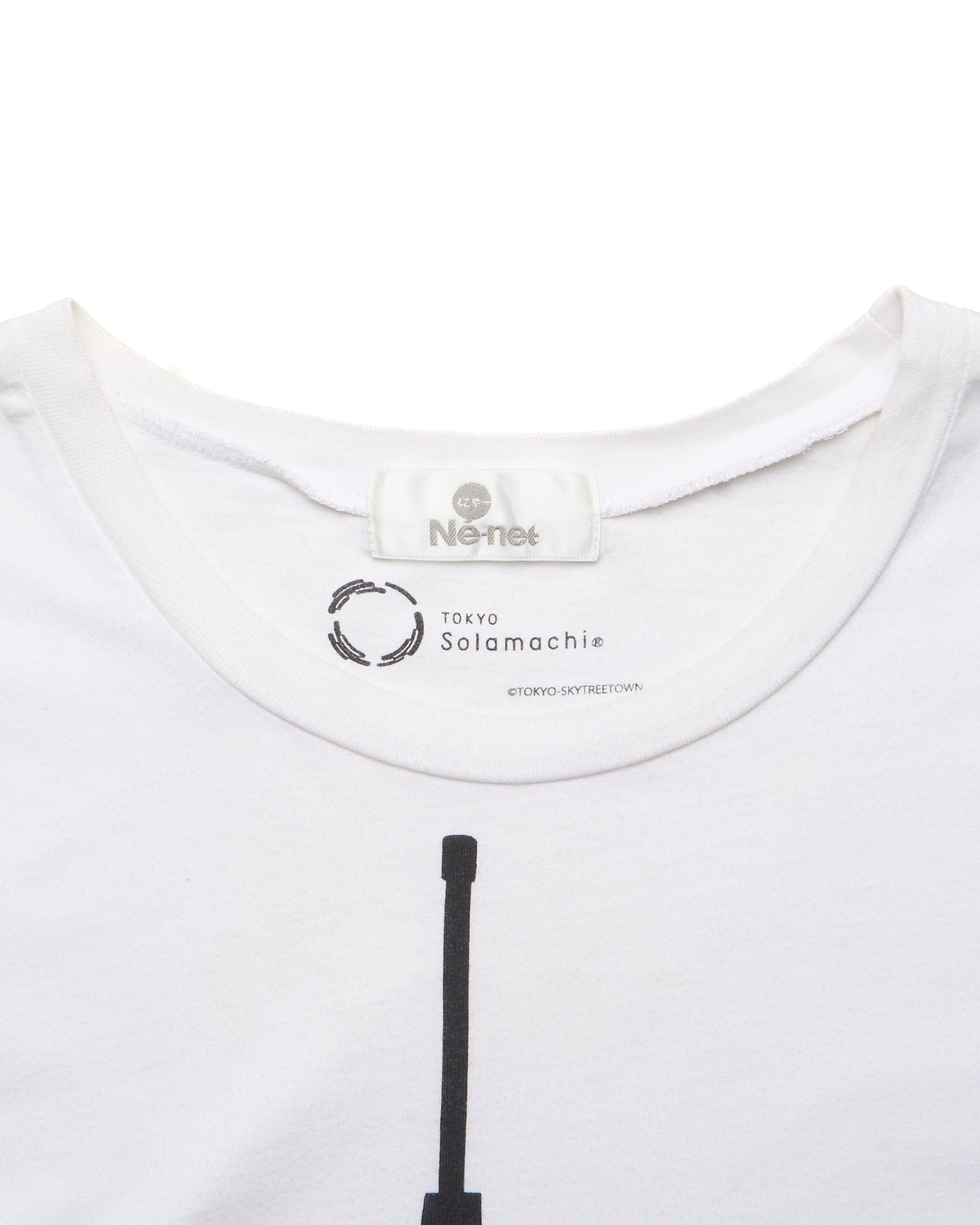 Ne-net White Tokyo Solamachi Tee