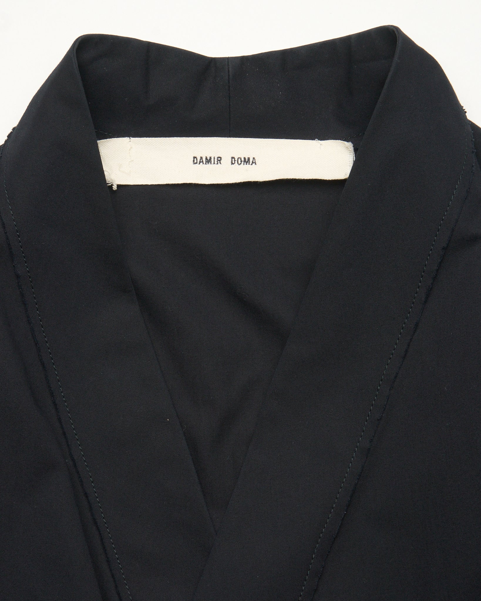 F/W15 Damir Doma Black Cotton Kimono Jacket