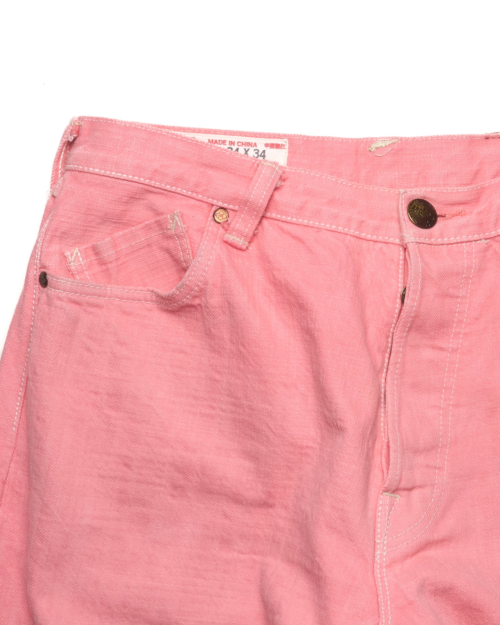 Early 00s EVISU Hand-Paint Diakoku Selvedge Jeans