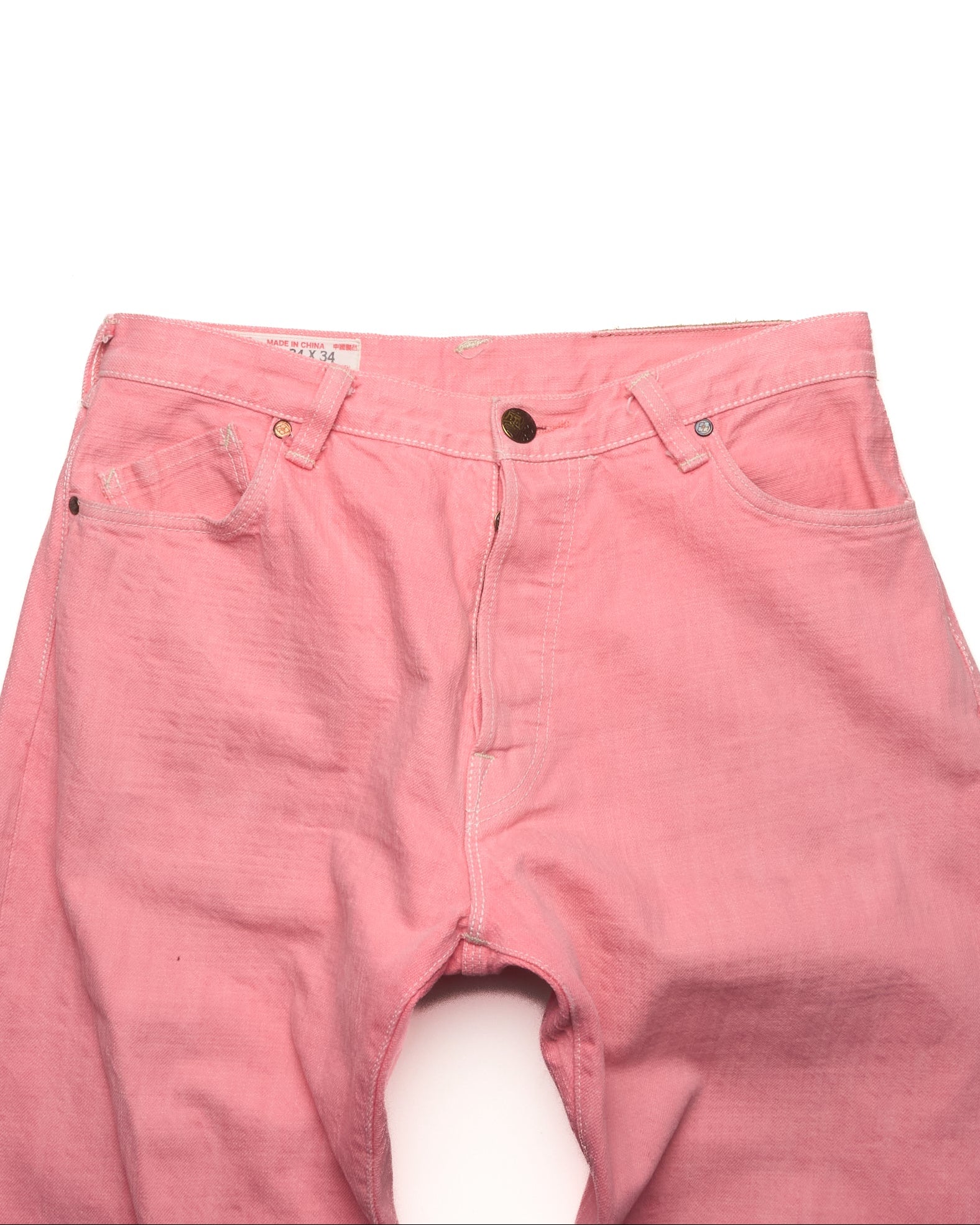 Early 00s EVISU Hand-Paint Diakoku Selvedge Jeans
