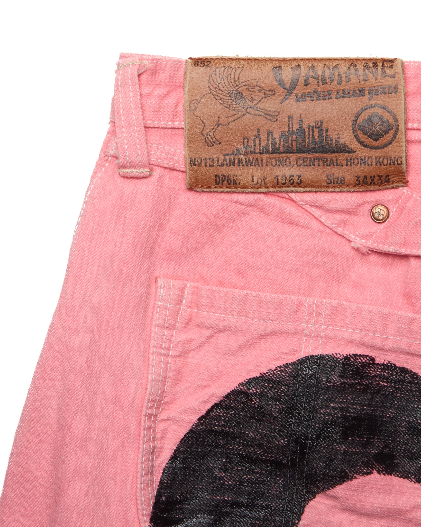Early 00s EVISU Hand-Paint Diakoku Selvedge Jeans
