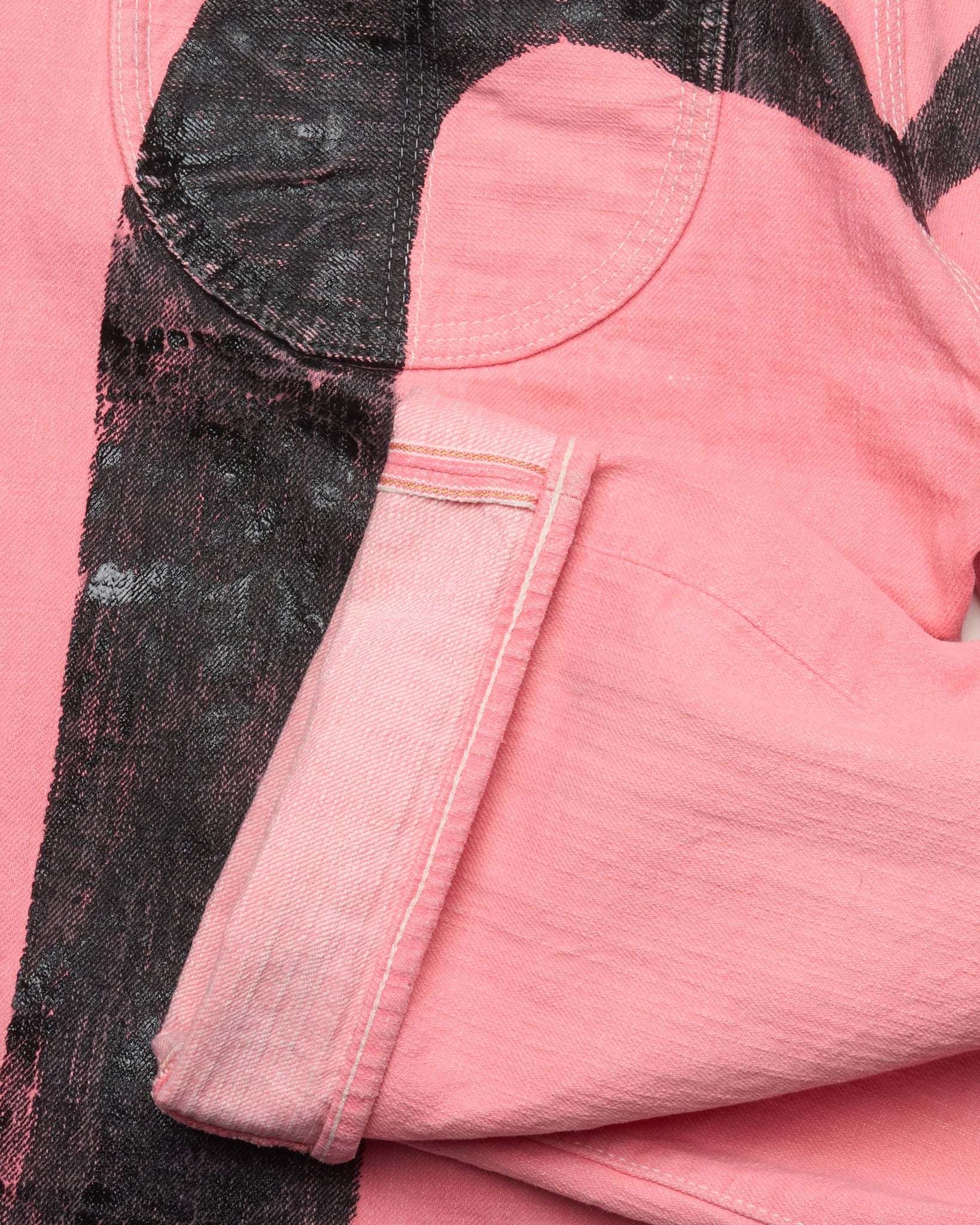 Early 00s EVISU Hand-Paint Diakoku Selvedge Jeans