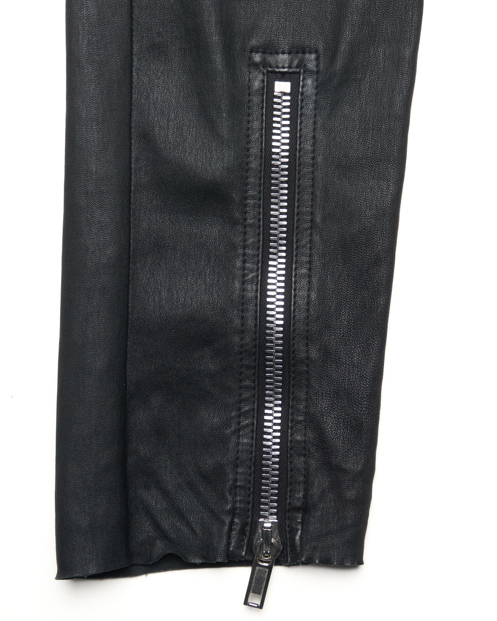 A/W23 Rick Owens "LUXOR" Gary Lamb Leather Skinny Pants