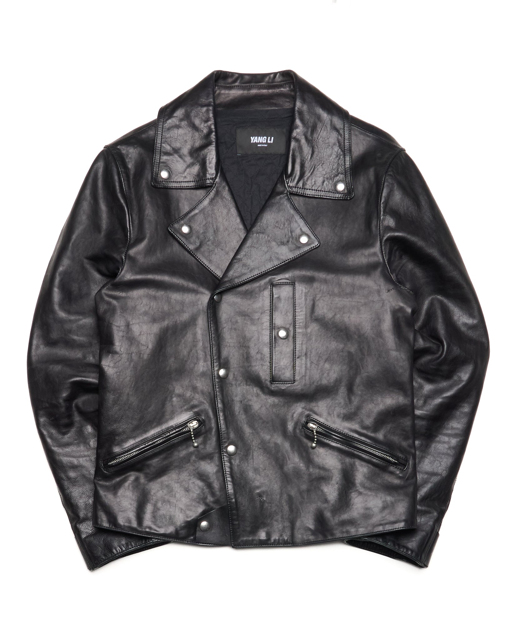Yang Li Calf Leather Jacket