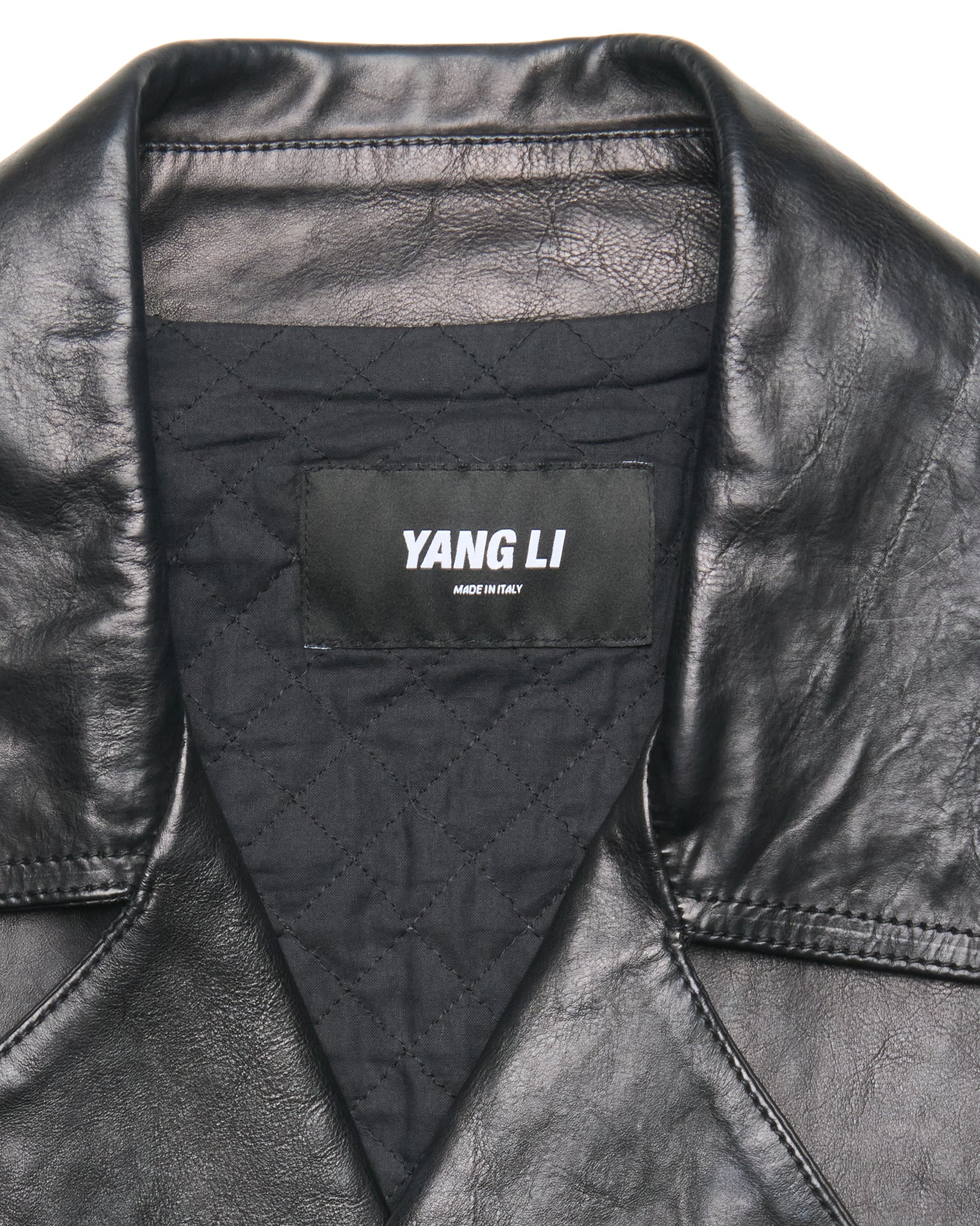 Yang Li Calf Leather Jacket