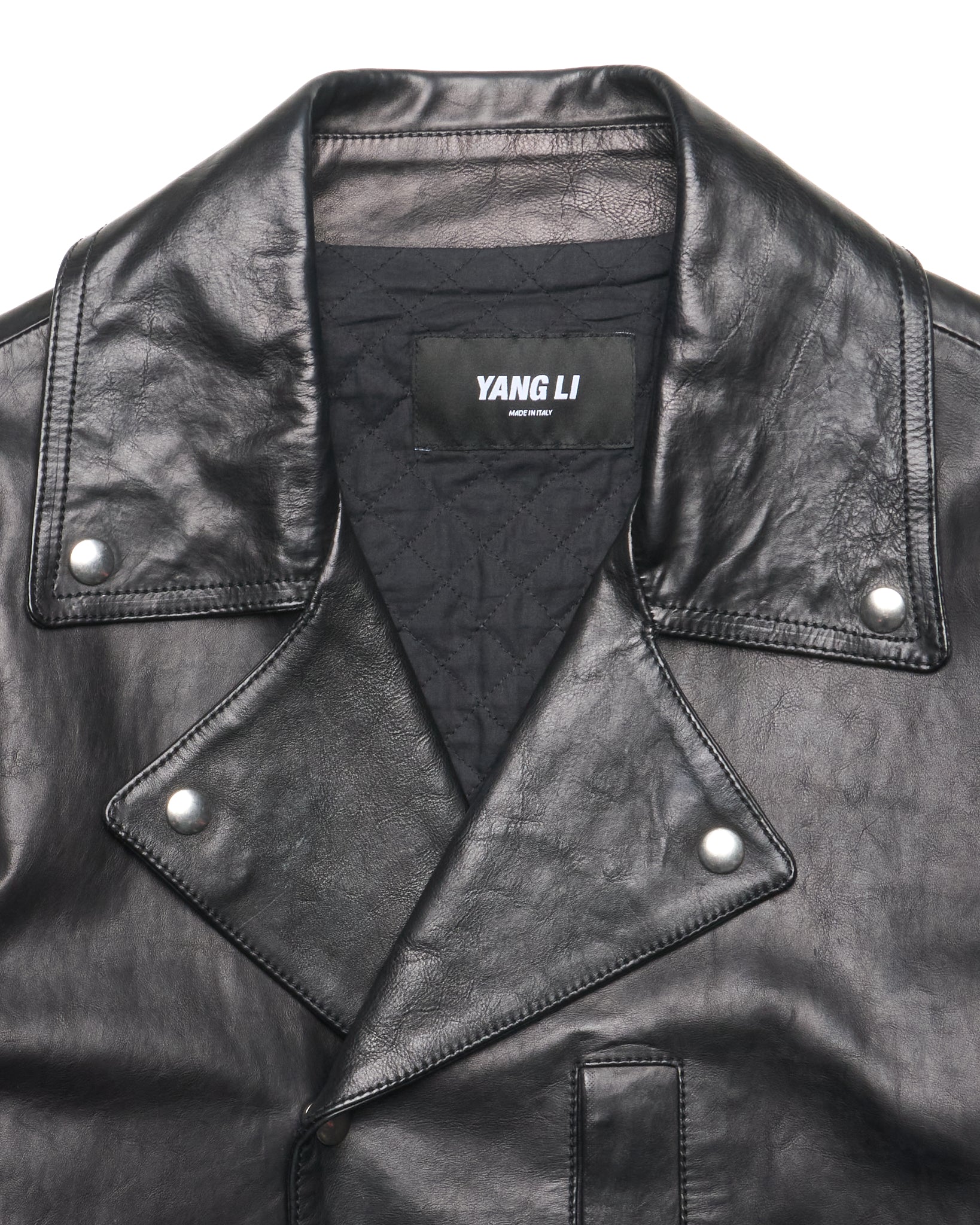 Yang Li Calf Leather Jacket