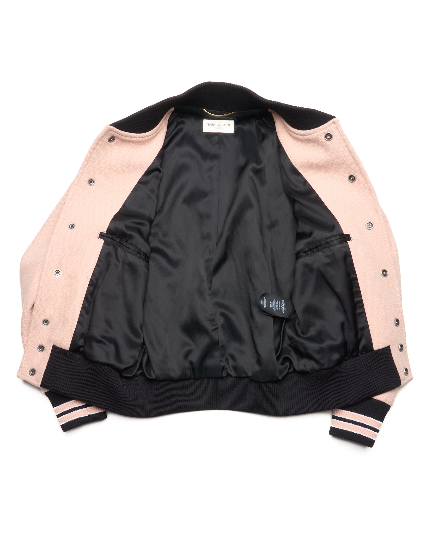 S/S18 Saint Laurent Teddy Bomber Jacket