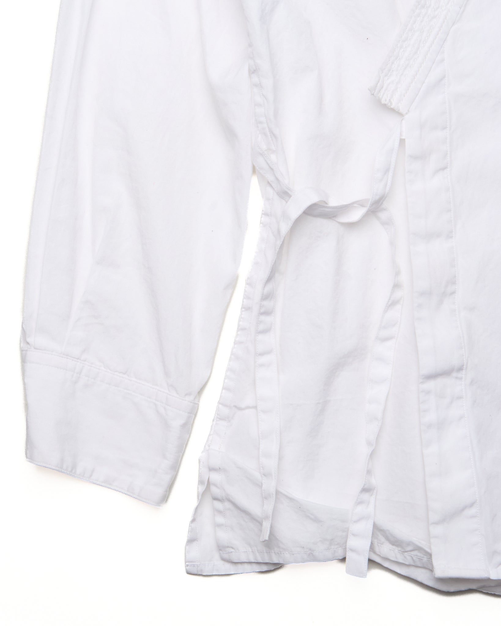 3.1 Philip Lim Long Sleeve White Cotton Kimono Shirt