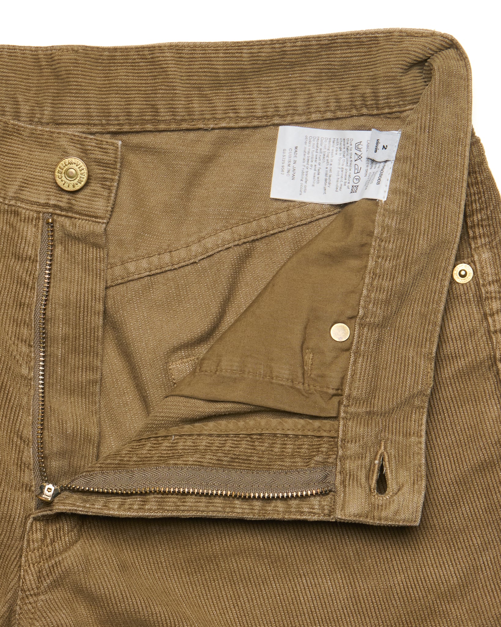 Visvim Brown Corduroy Trousers