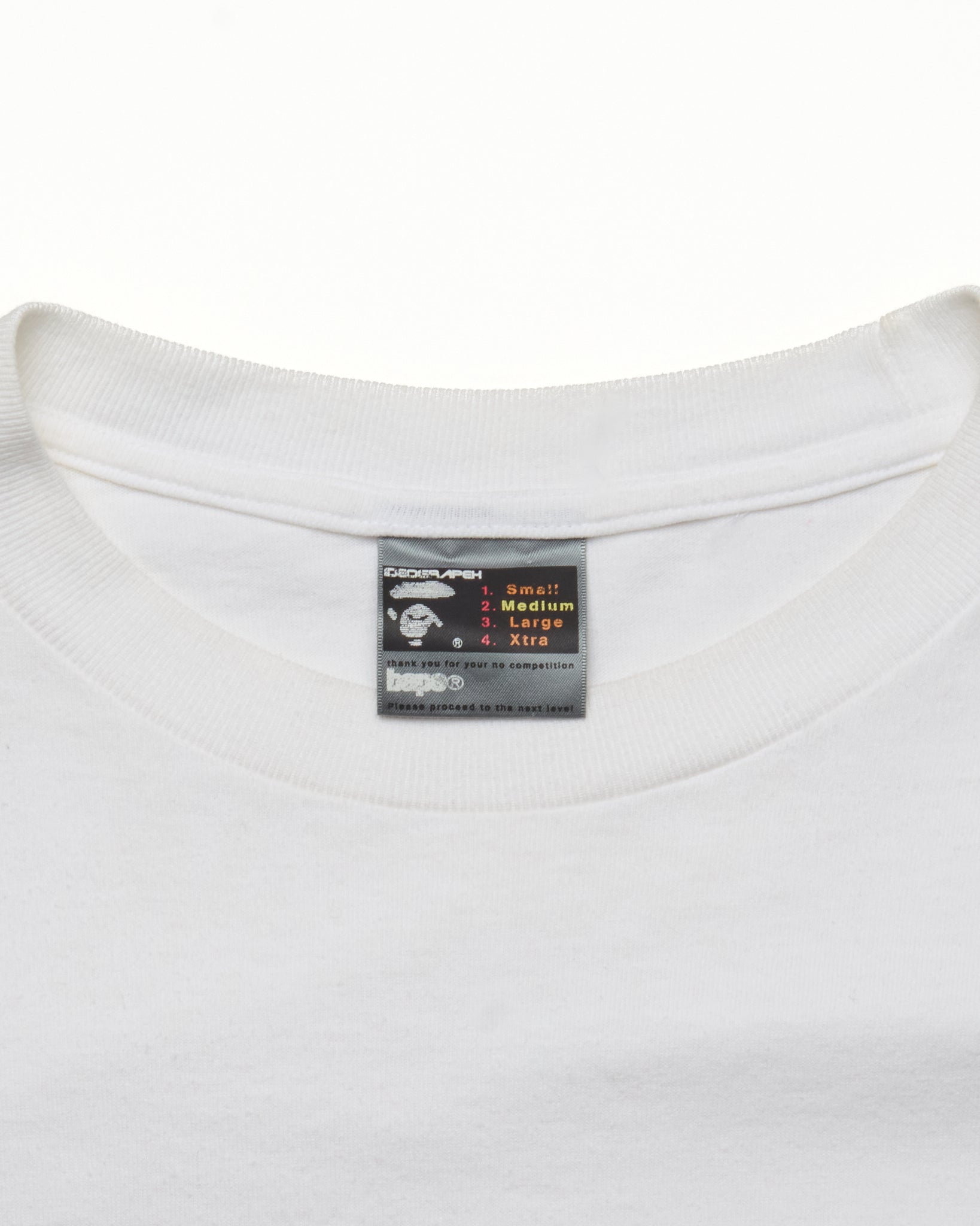 Early 00s BAPE x Swarovski Crystal Spellout Long-Sleeve