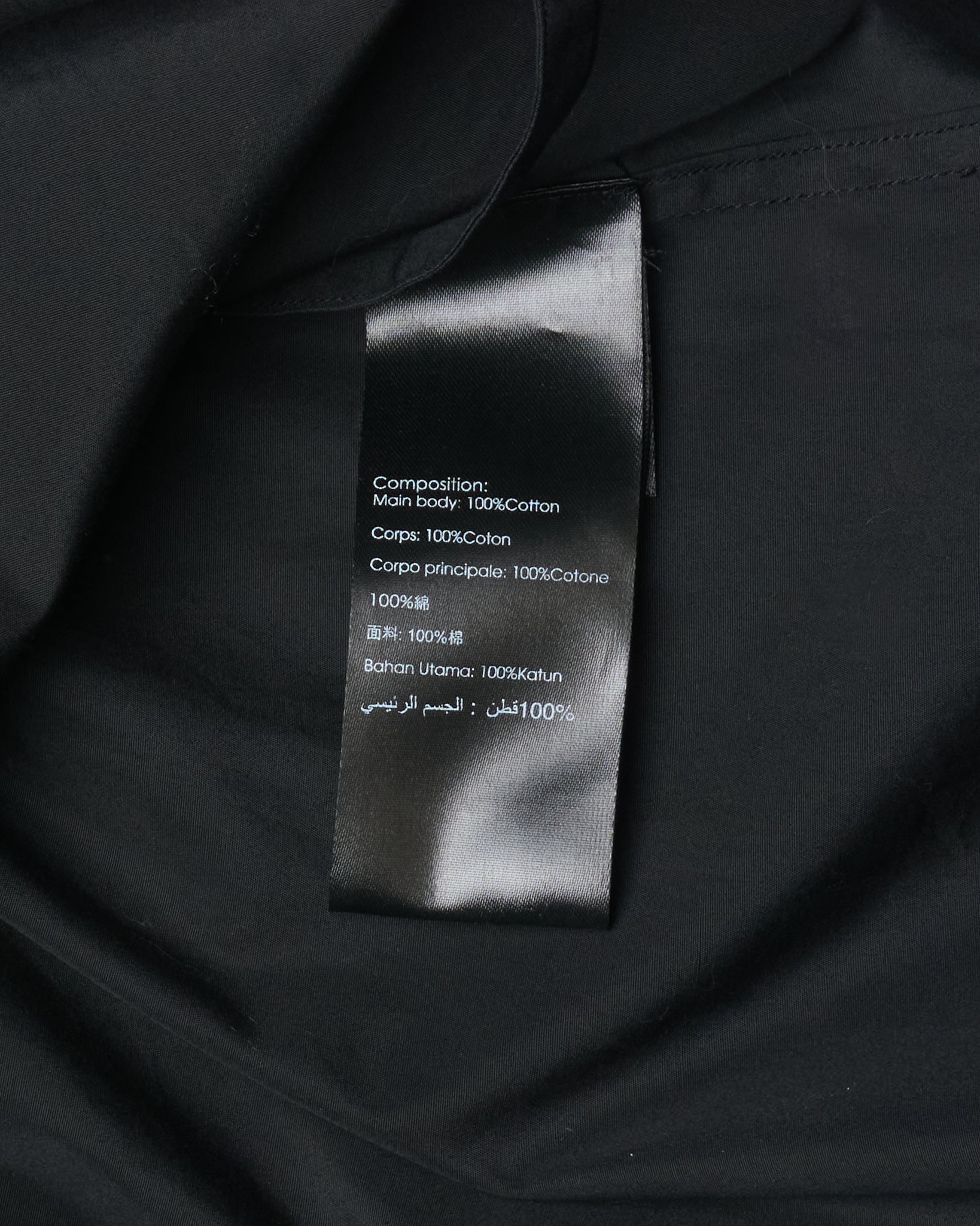 3.1 Philip Lim Long Sleeve Black Cotton Kimono Shirt