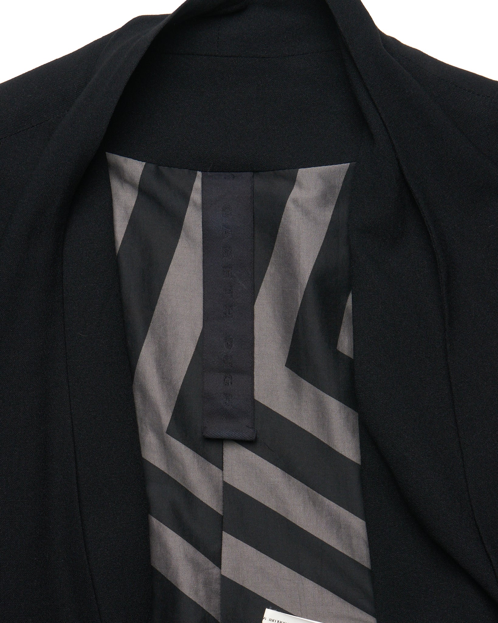 2010s Gareth Pugh Asymmetric Open-front Raglan Jacket