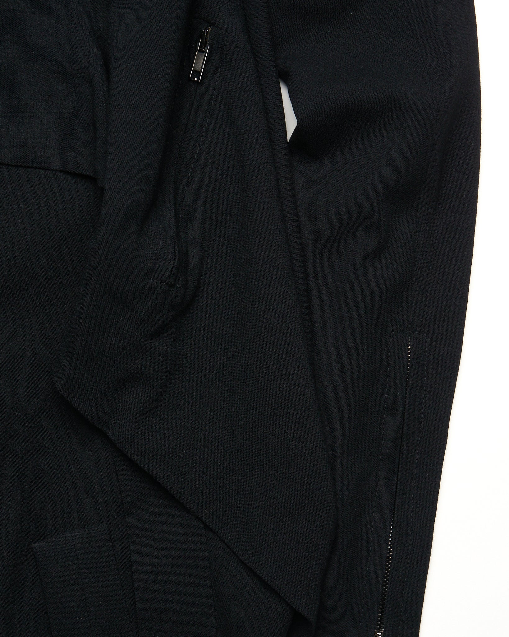 2010s Gareth Pugh Asymmetric Open-front Raglan Jacket