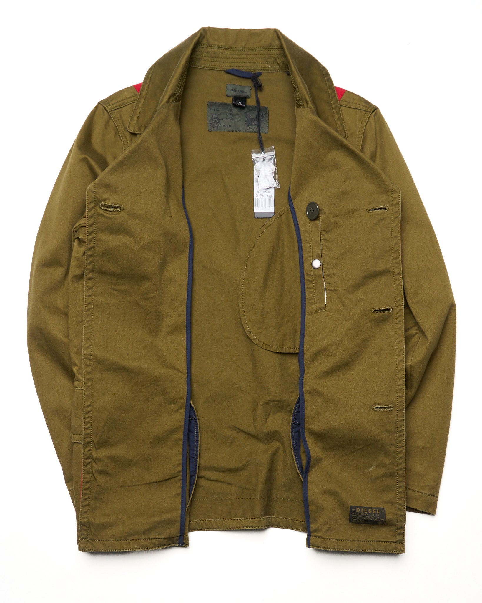 S/S16 Diesel Khaki Peacoat