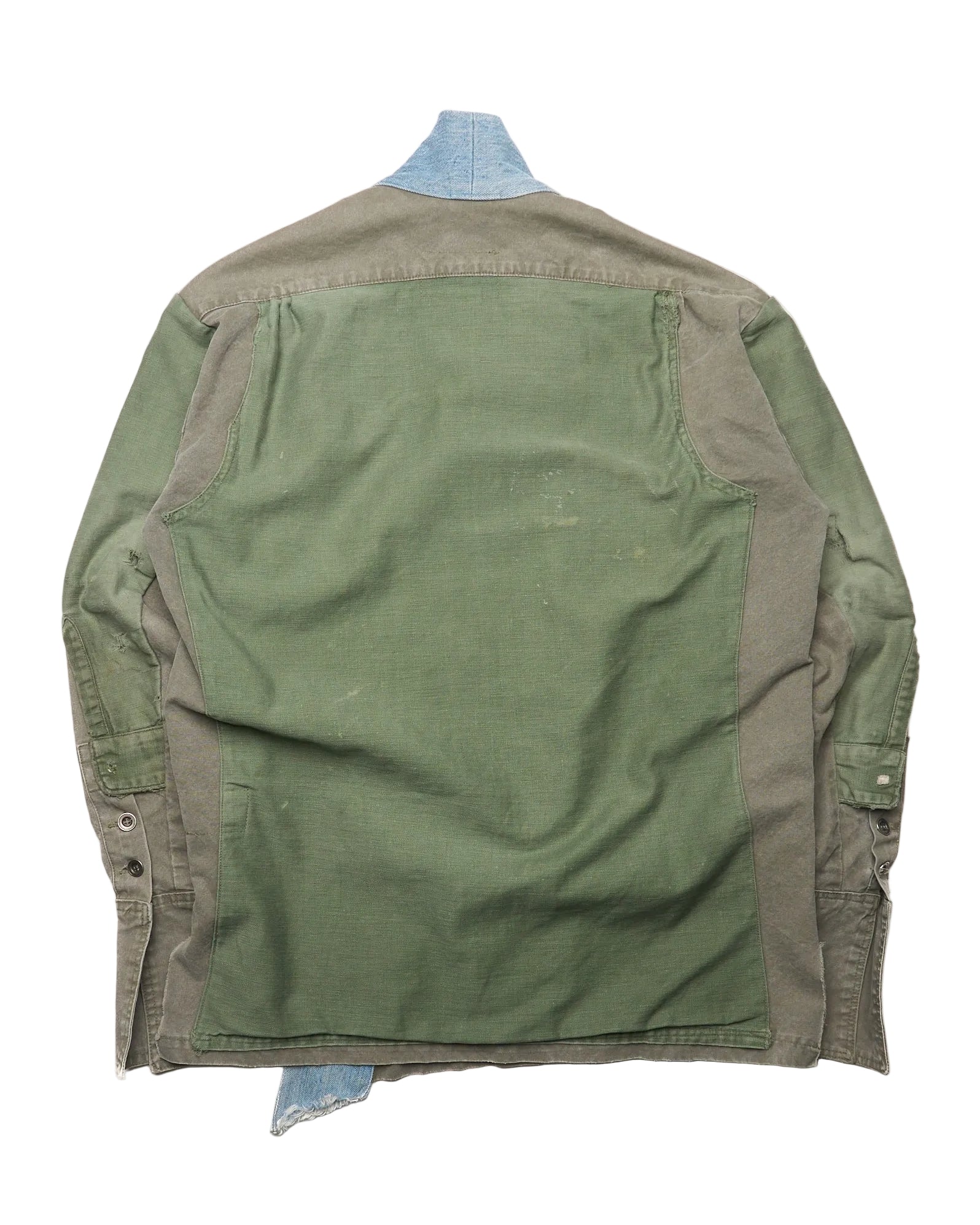 Greg Lauren Army Baker Button Up Kimono Jacket
