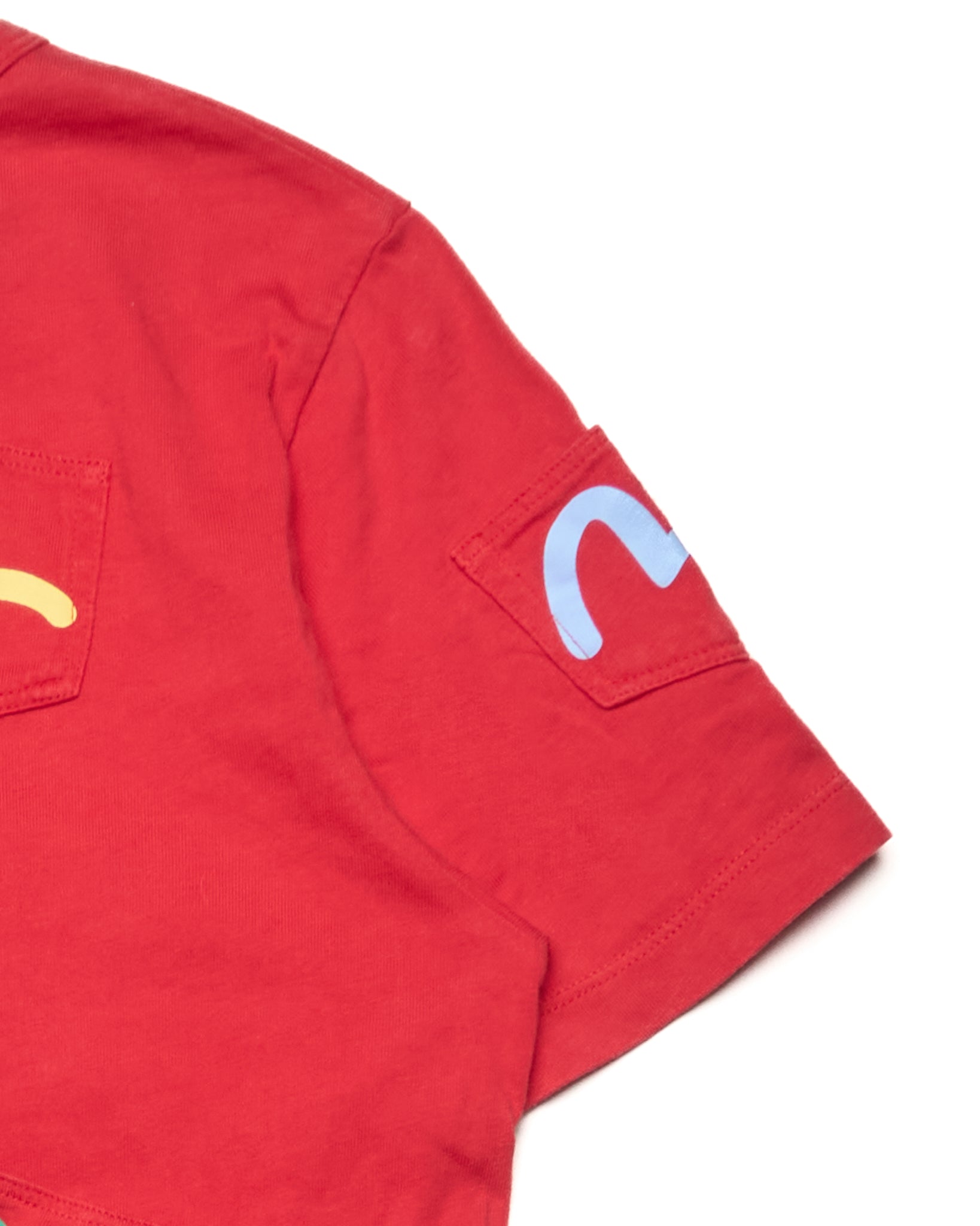 Early 00s EVISU DONNA Multi-pocket Cropped Tee