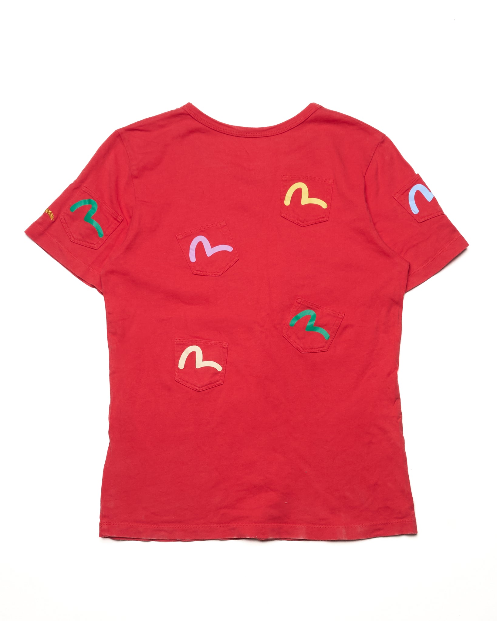 Early 00s EVISU DONNA Multi-pocket Cropped Tee