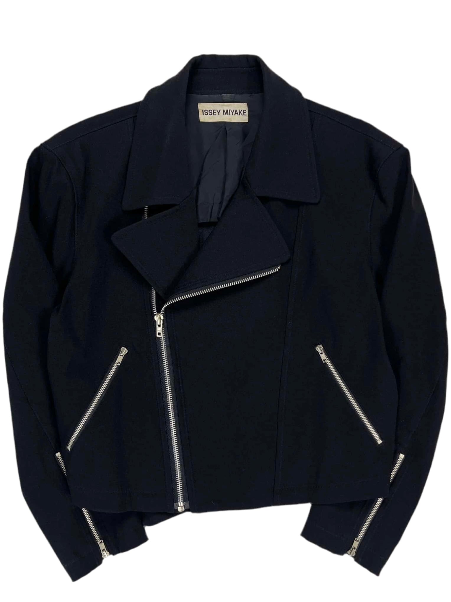 F/W91 Issey Miyake Cropped Biker Jacket