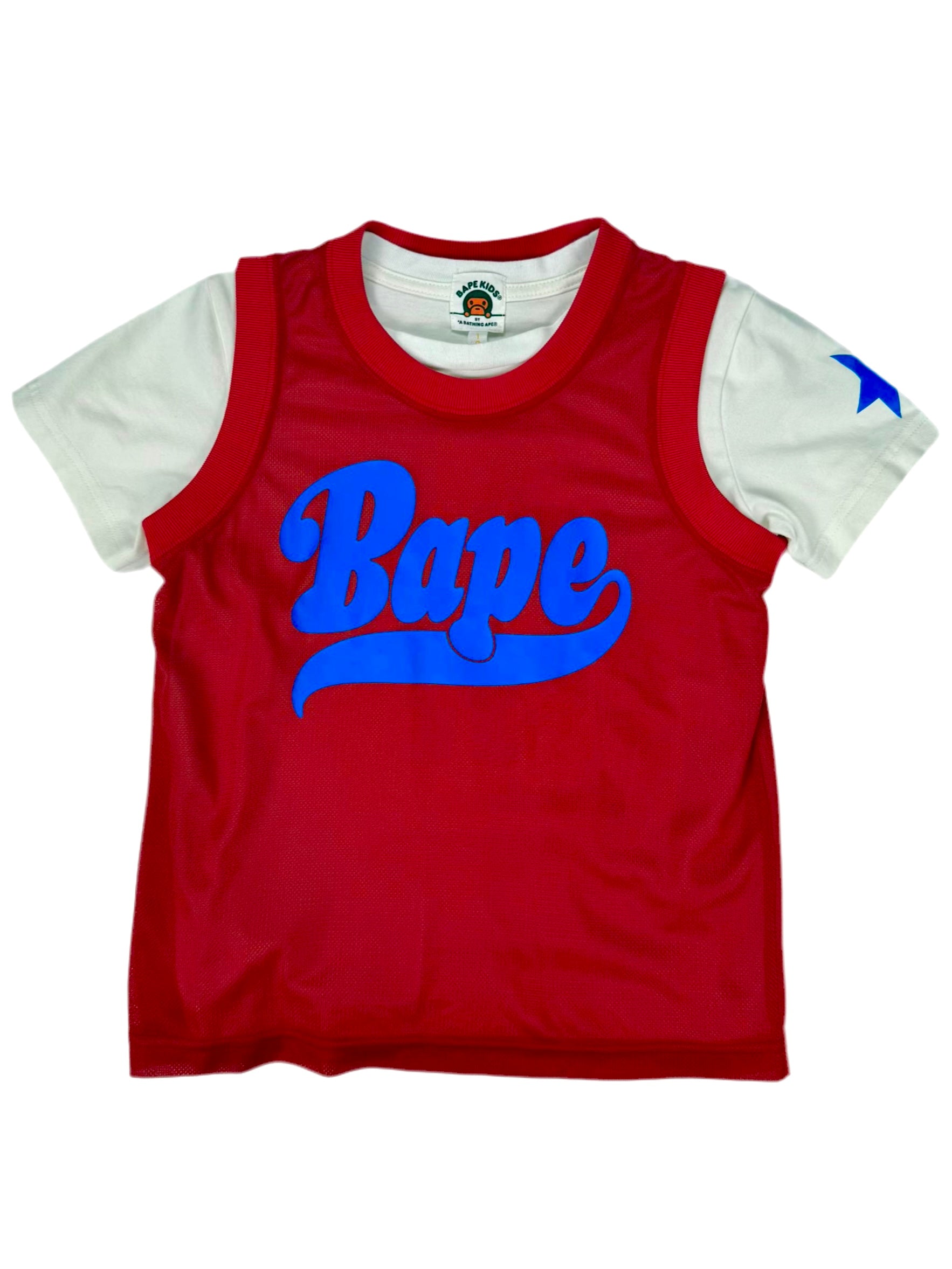 Early 00s APE Jersey Baby Tee
