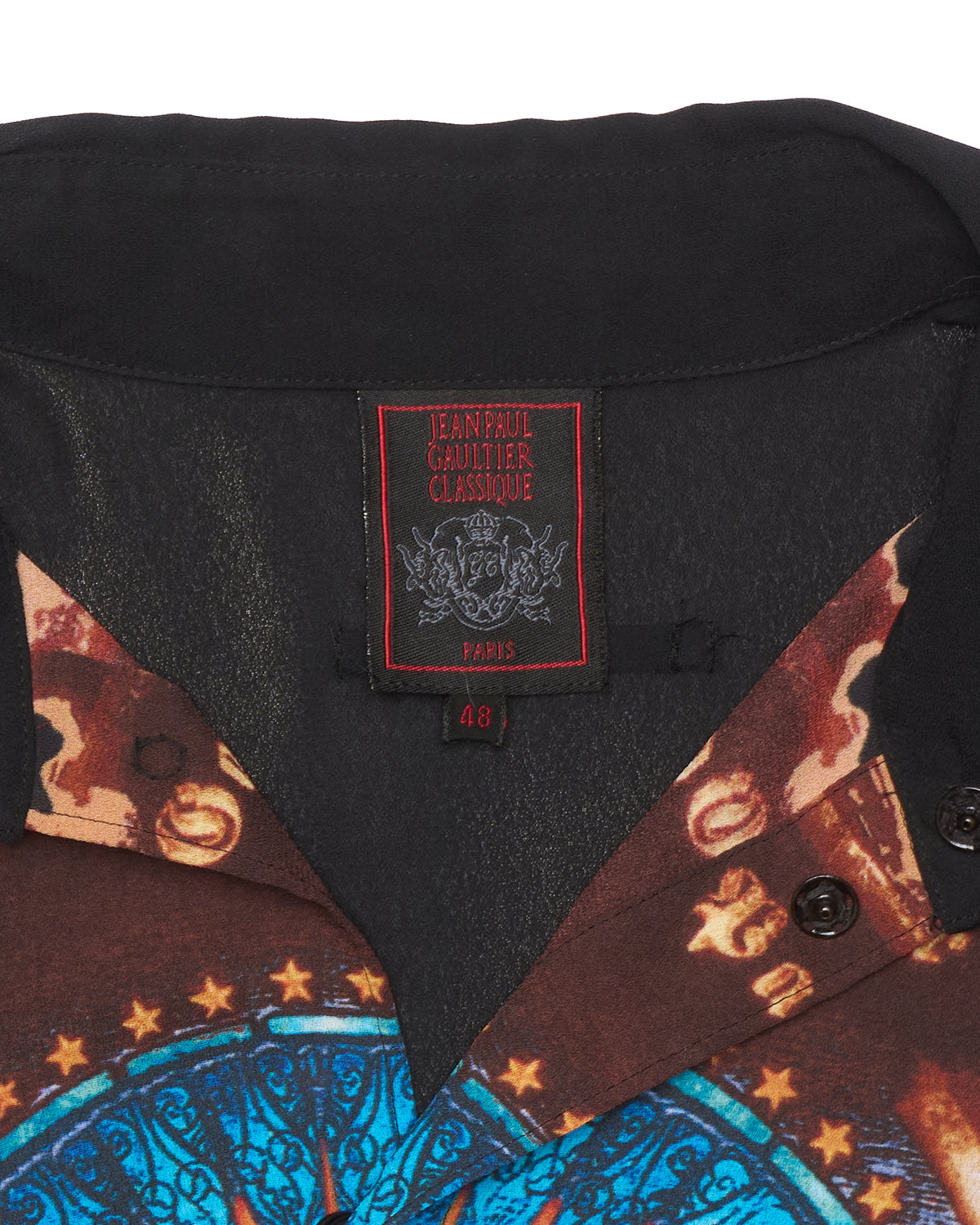 S/S1998 Jean Paul Gaultier Marilyn Manson Printed Button Up Shirt