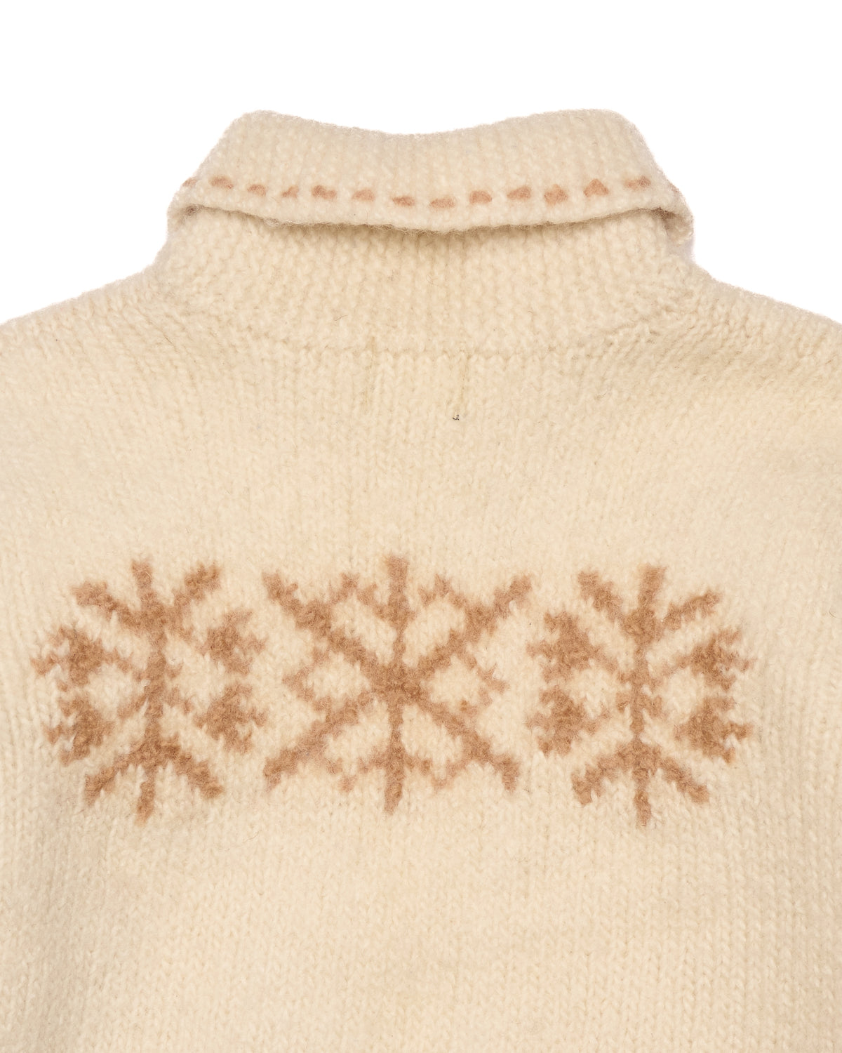 90s EVISU Woolmark Snowflake Seagull Knit Sweater