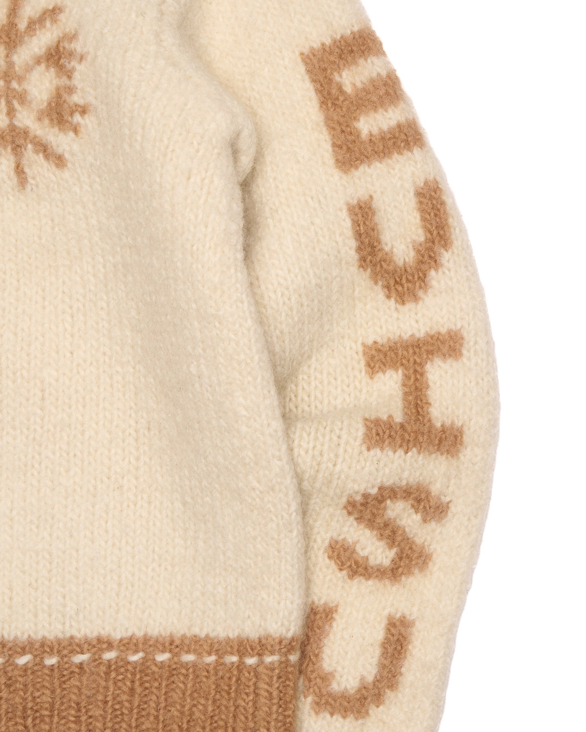 90s EVISU Woolmark Snowflake Seagull Knit Sweater