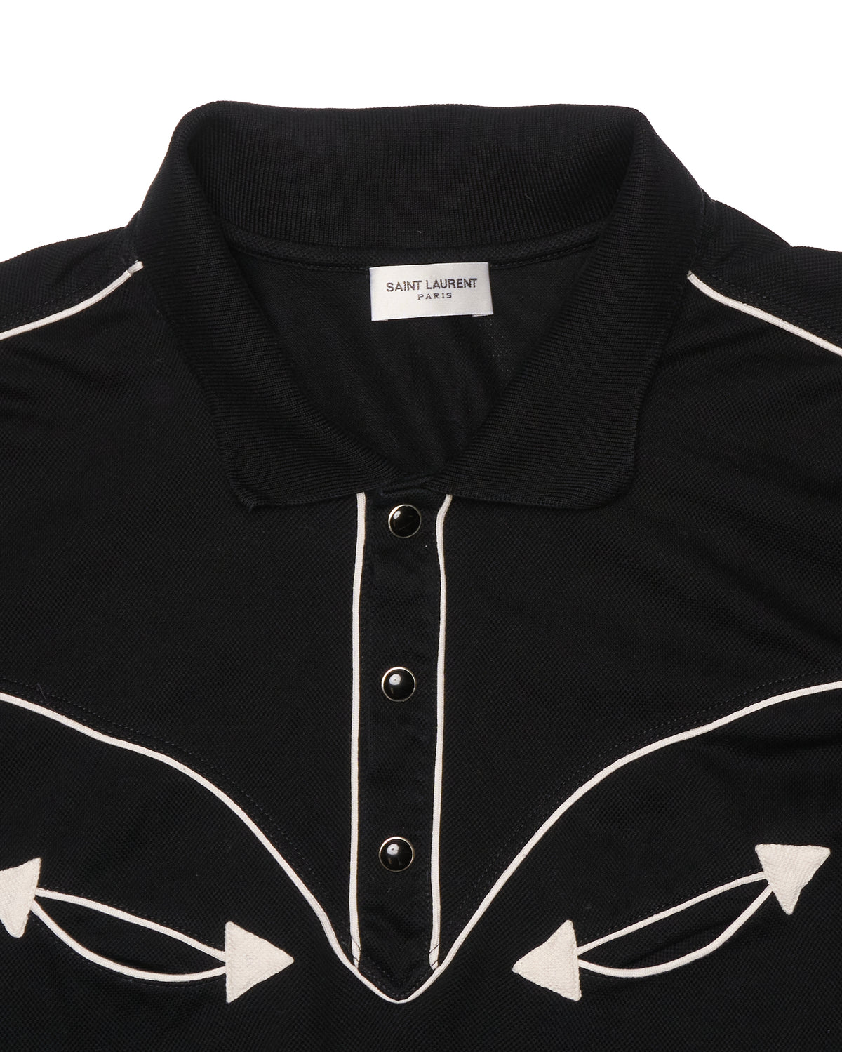 S/S14 Saint Laurent Paris by Hedi Slimane Western Polo