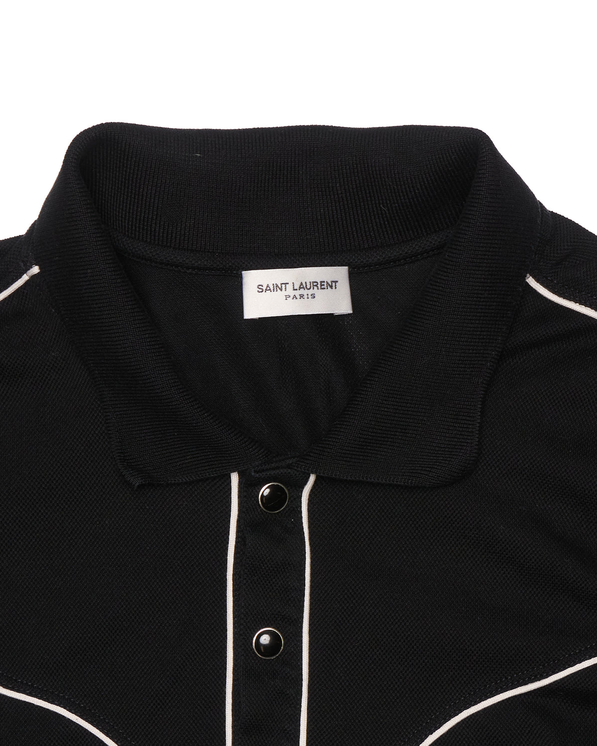 S/S14 Saint Laurent Paris by Hedi Slimane Western Polo