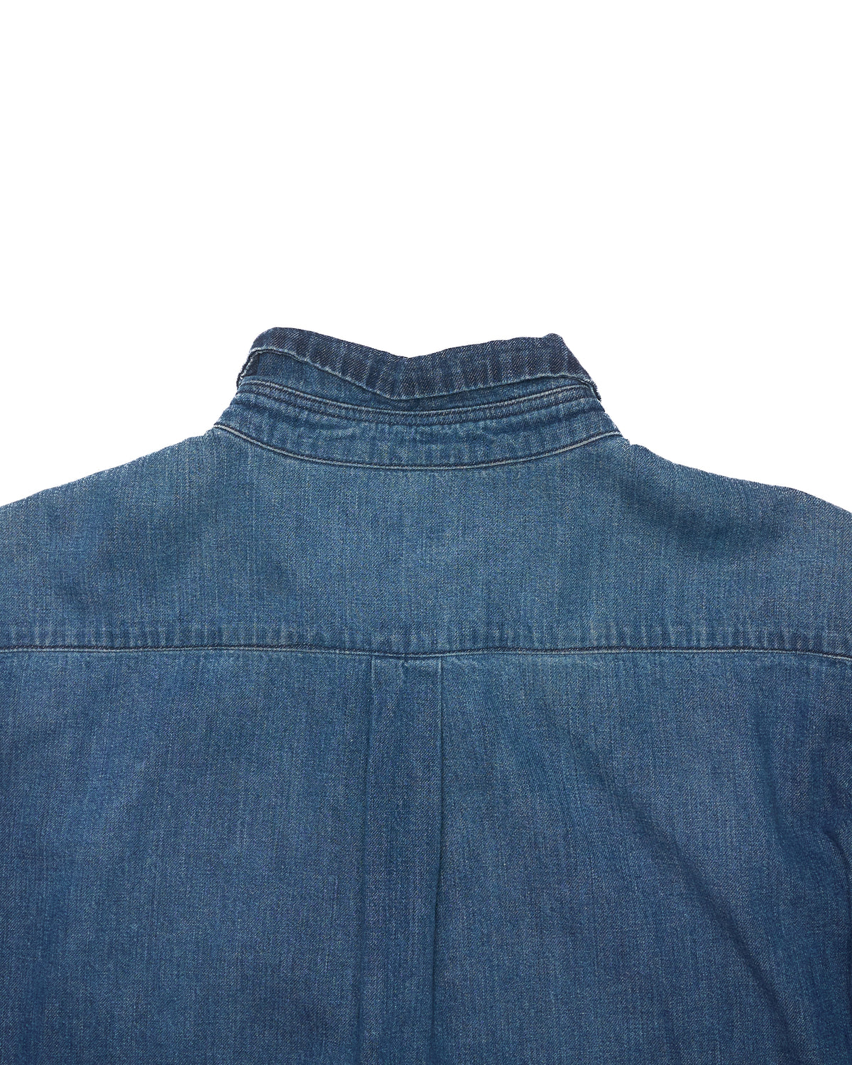 Kapital Distressed Denim Stripe Shirt