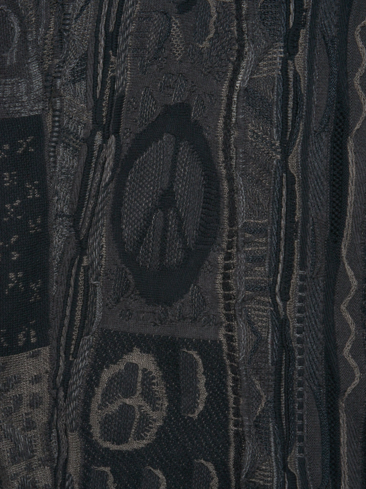 F/W22 Kapital 7G Knit Boro Gaudy Cardigan