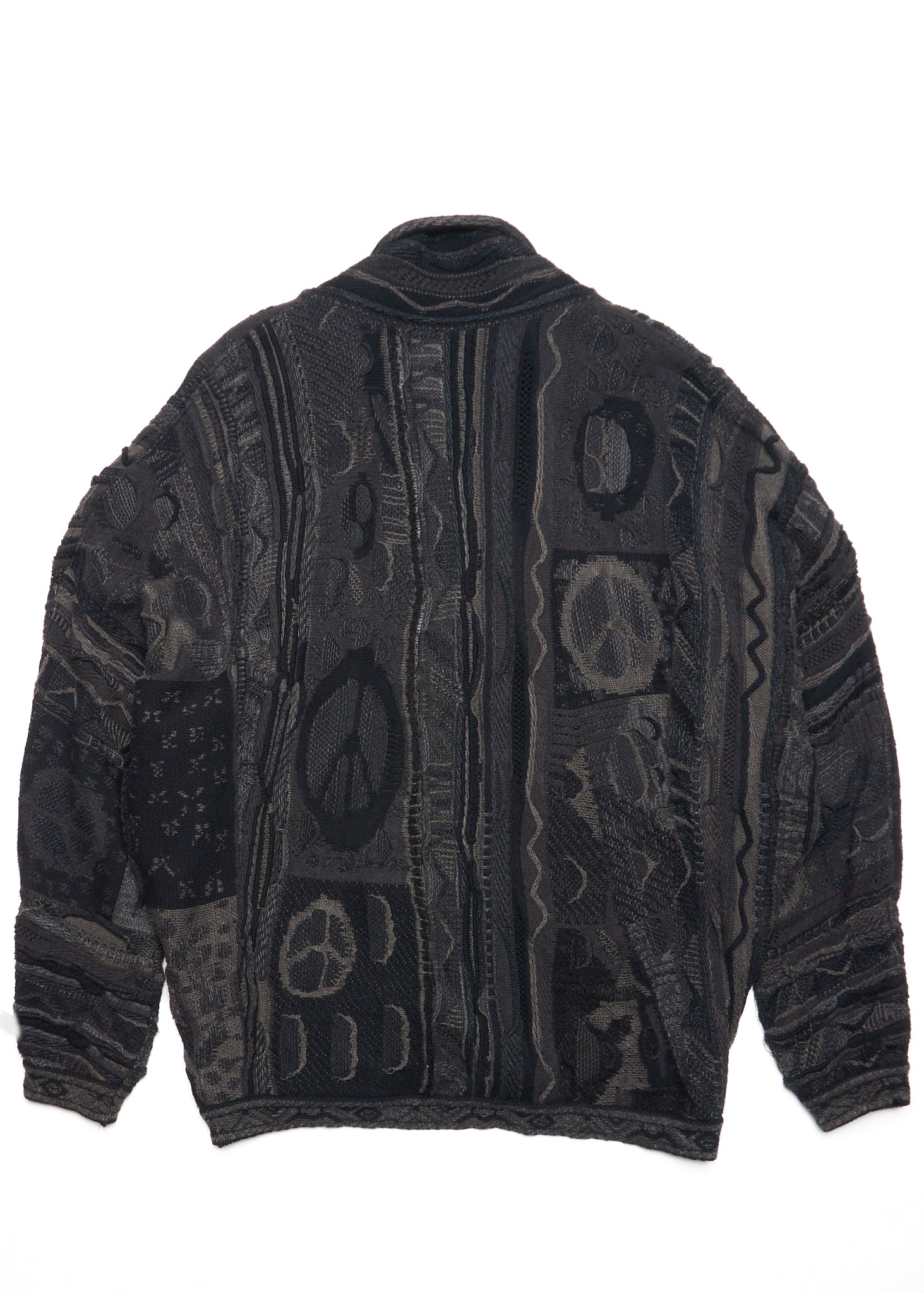 F/W22 Kapital 7G Knit Boro Gaudy Cardigan
