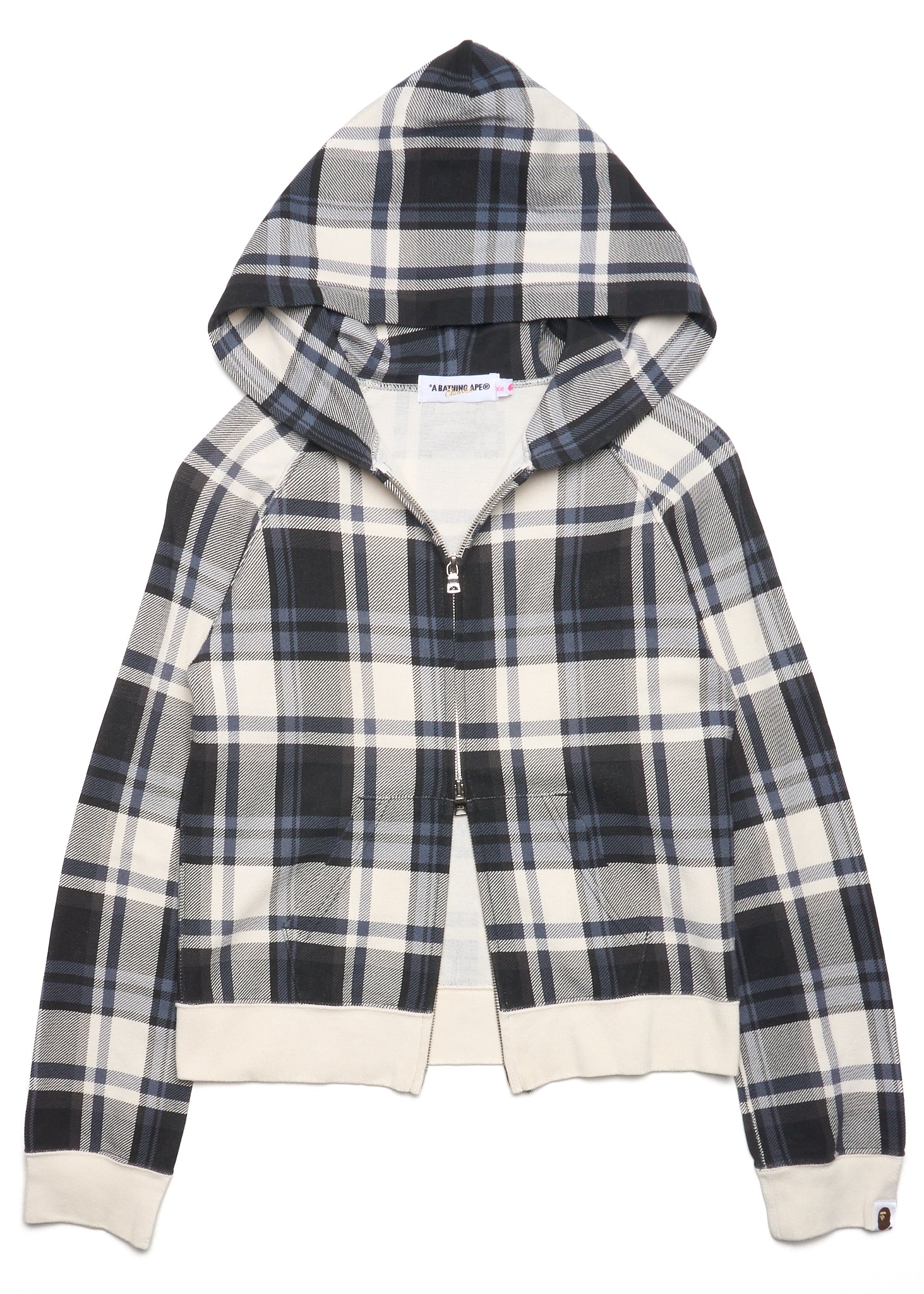 ‘08 BAPE Classics Plaid Zip Hoodie