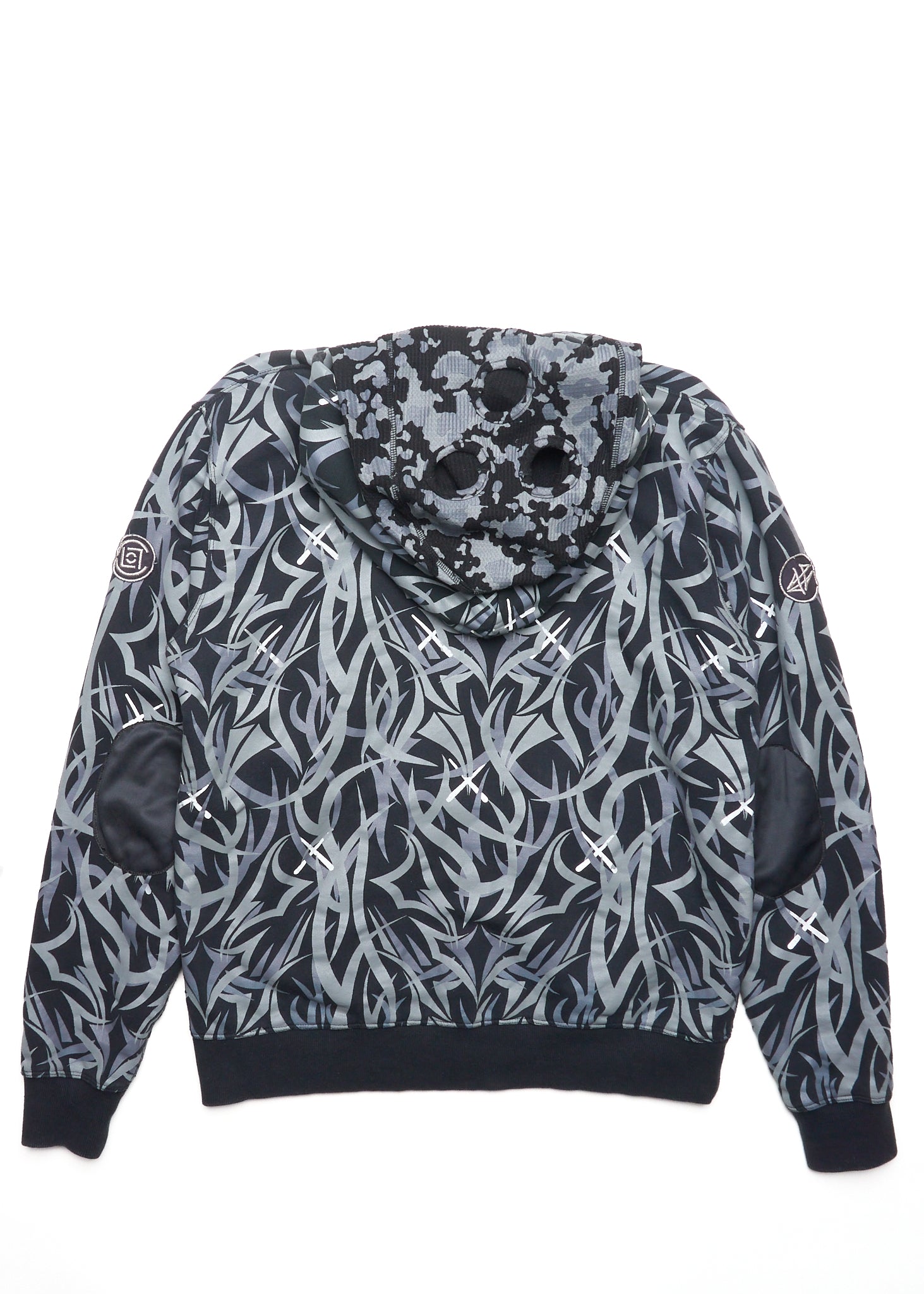 CLOT x KAWS Masked Tribal Hoodie