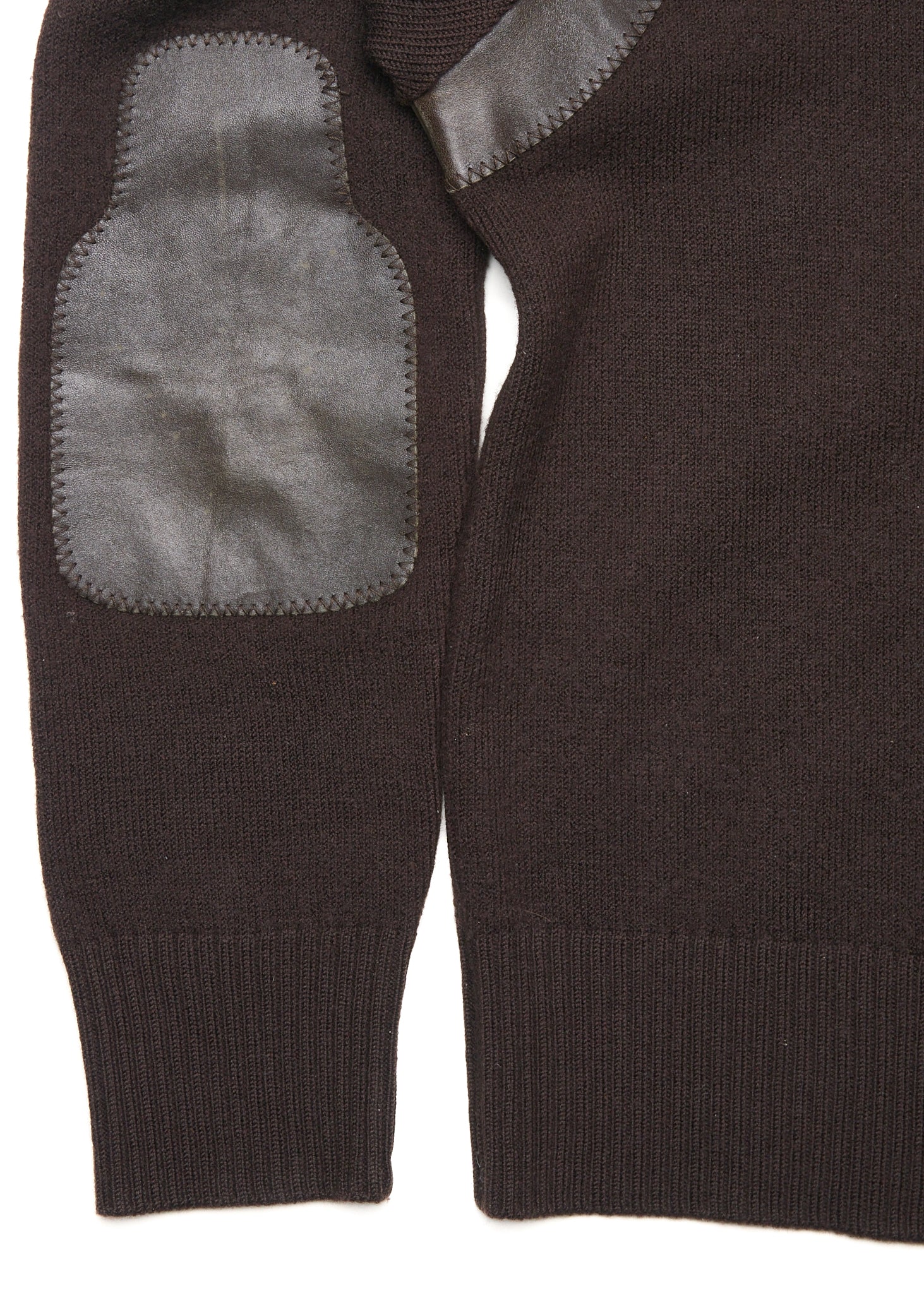 Neil Barrett Leather Patch Knit Turtleneck