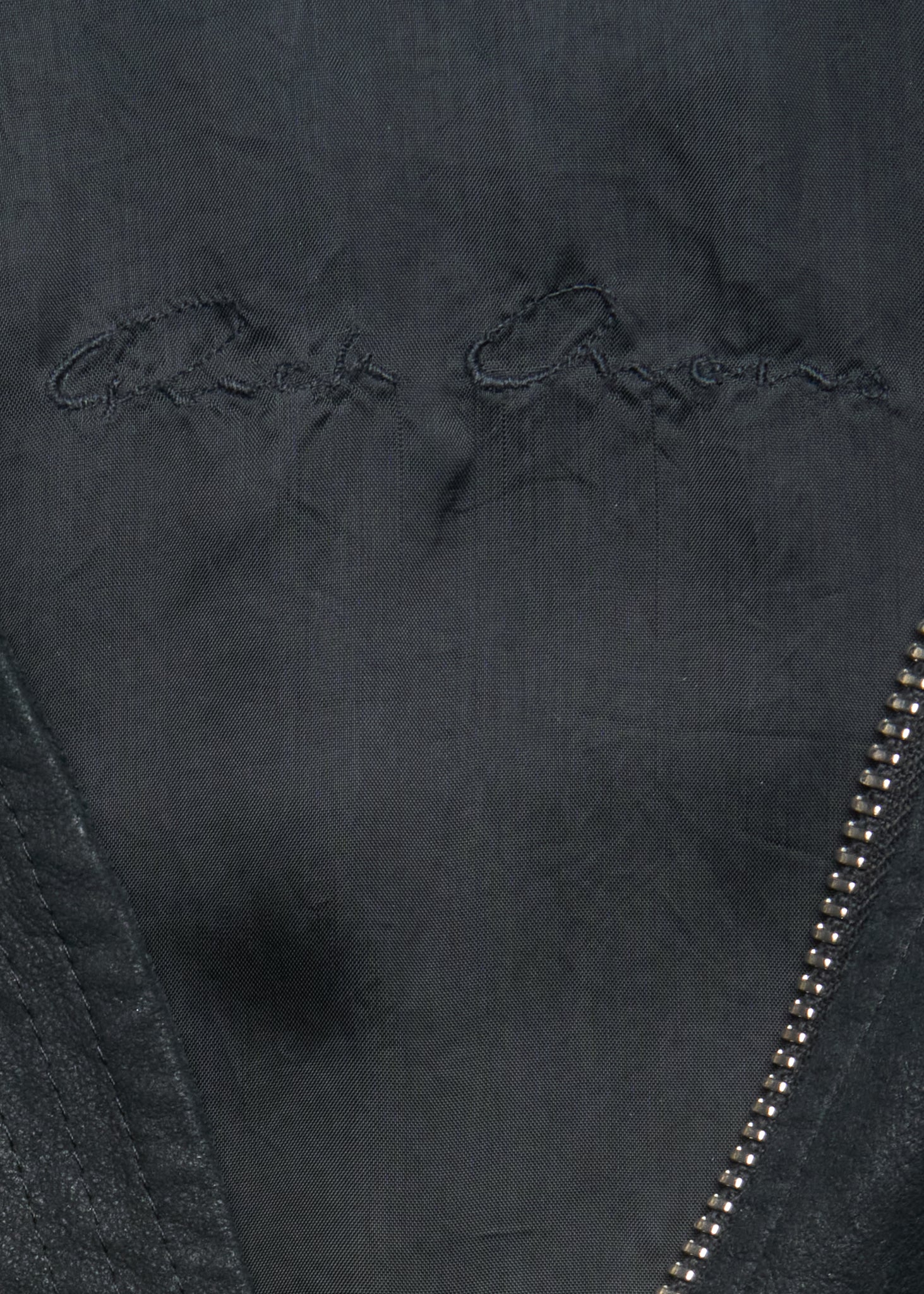 S/S14 Rick Owens “VICIOUS” Blistered Lamb Leather Bomber Jacket