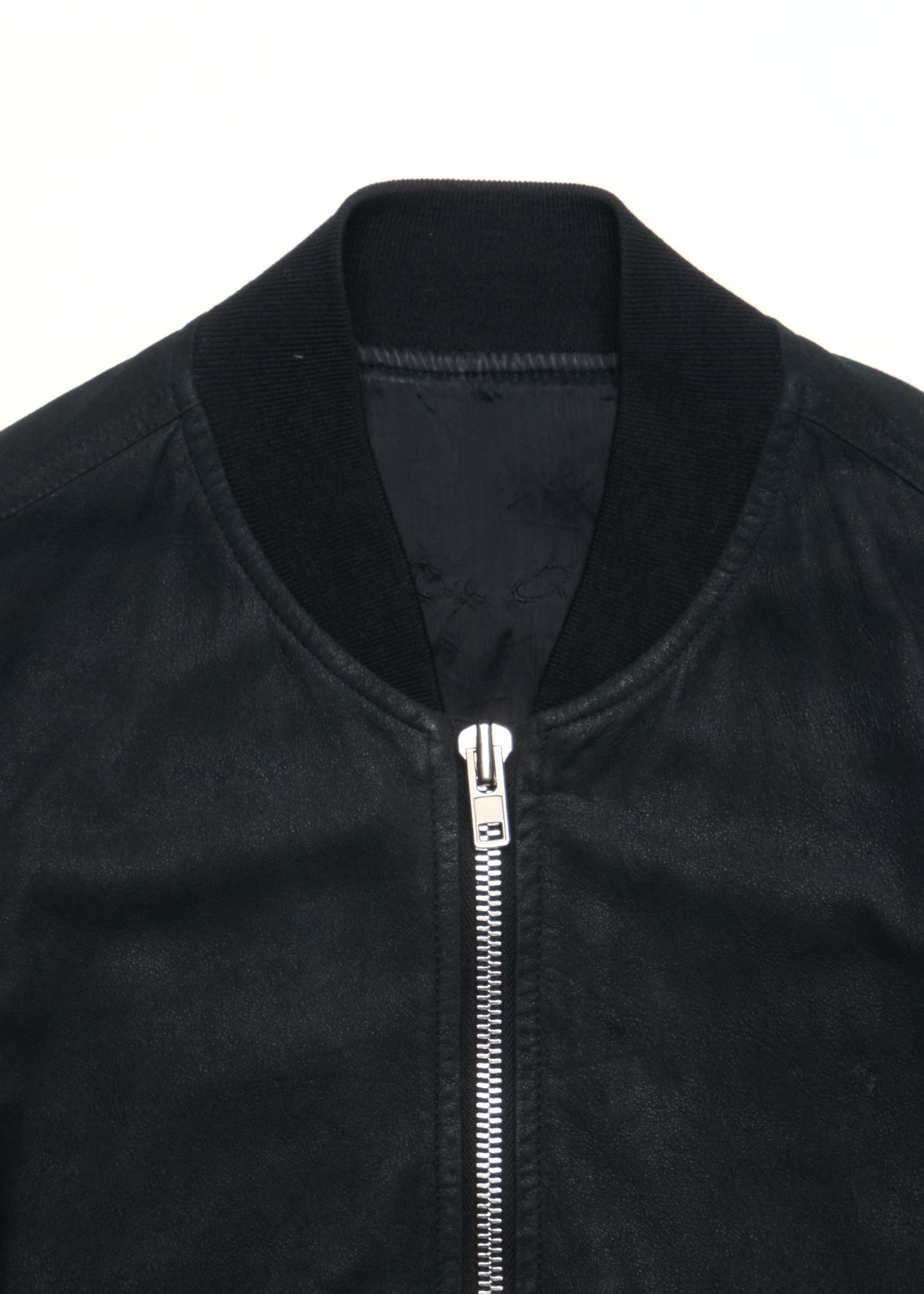 S/S14 Rick Owens “VICIOUS” Blistered Lamb Leather Bomber Jacket