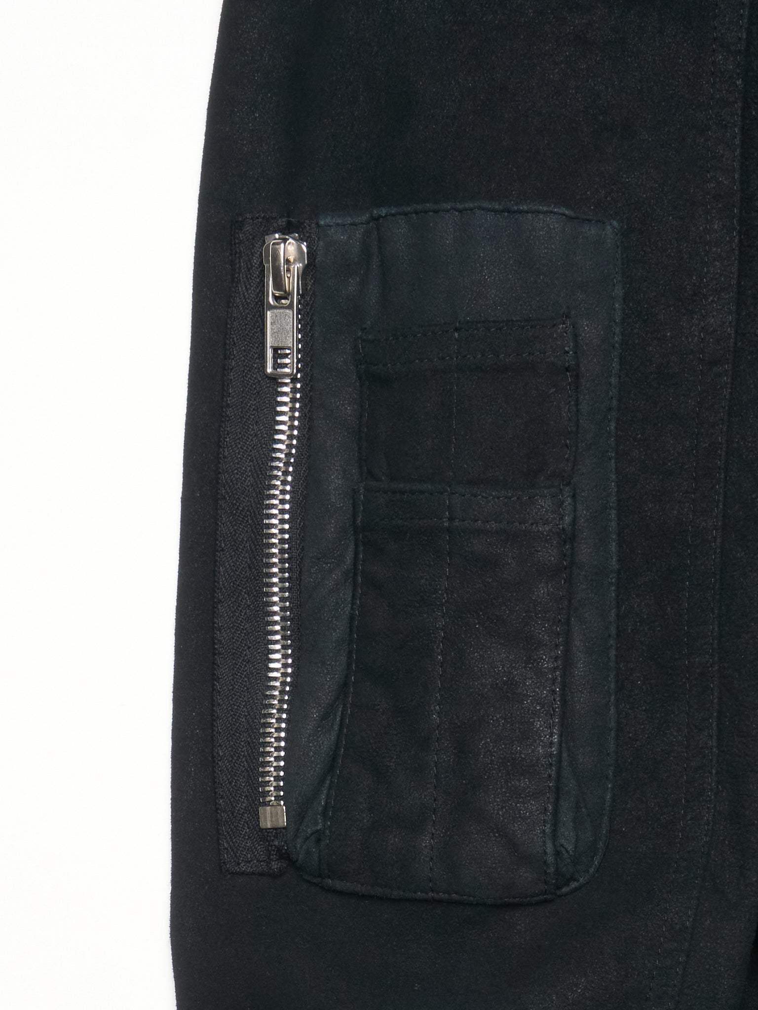 S/S14 Rick Owens “VICIOUS” Blistered Lamb Leather Bomber Jacket