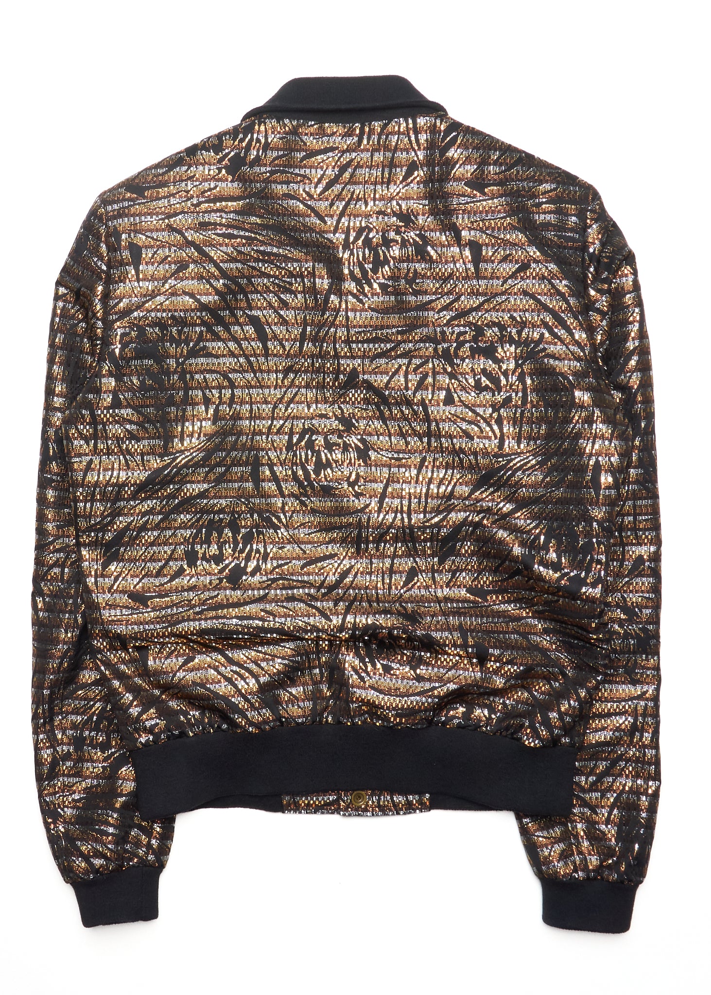 S/S18 Saint Laurent Paris Gold Leaf Jacket