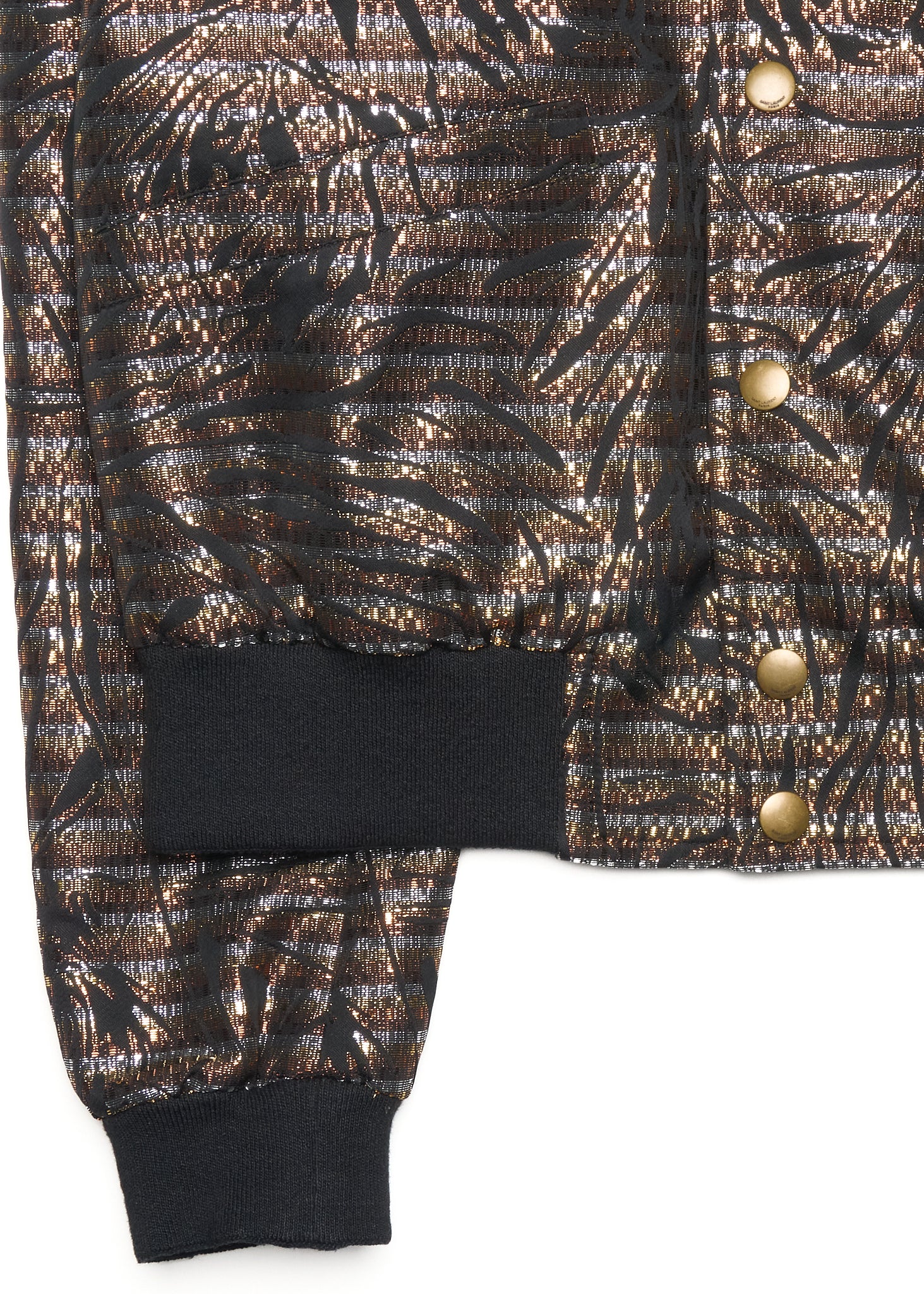 S/S18 Saint Laurent Paris Gold Leaf Jacket