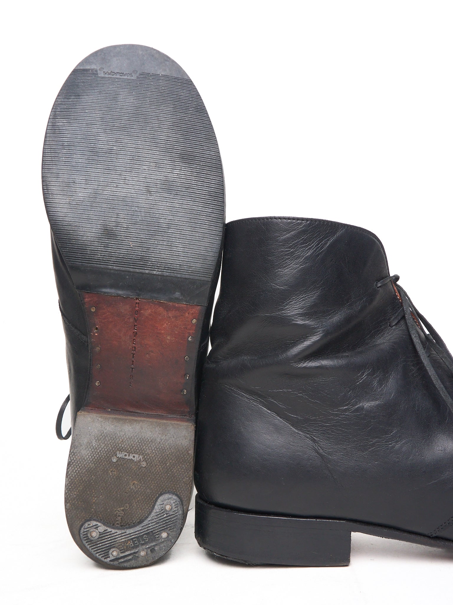 F/W17-18 A DICIANNOVEVENTITRE (A1923) Horse Leather Ankle Boots