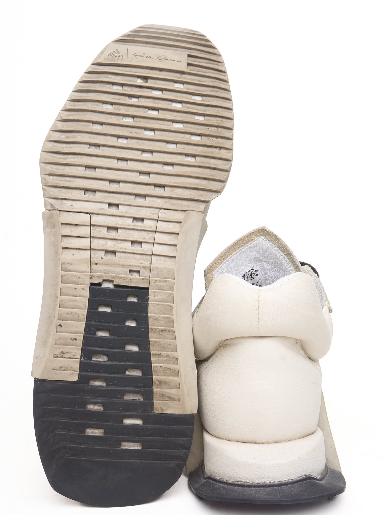 A/W17 Rick Owens x adidas Leather Runner Sneakers