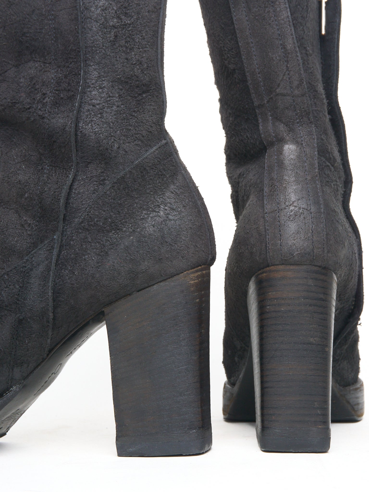 S/S05 Rick Owens Blistered Lamb Leather Heels